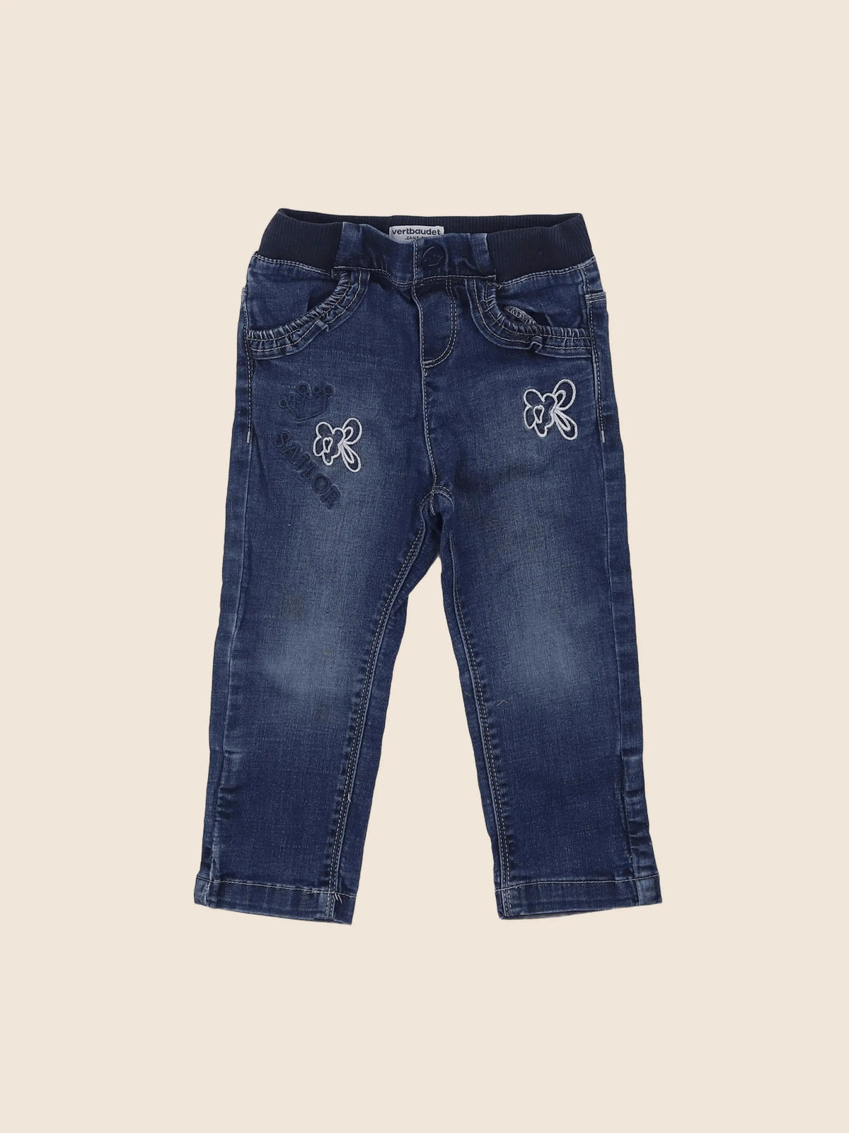 Vertbaudet - jean bleu - 2 ans