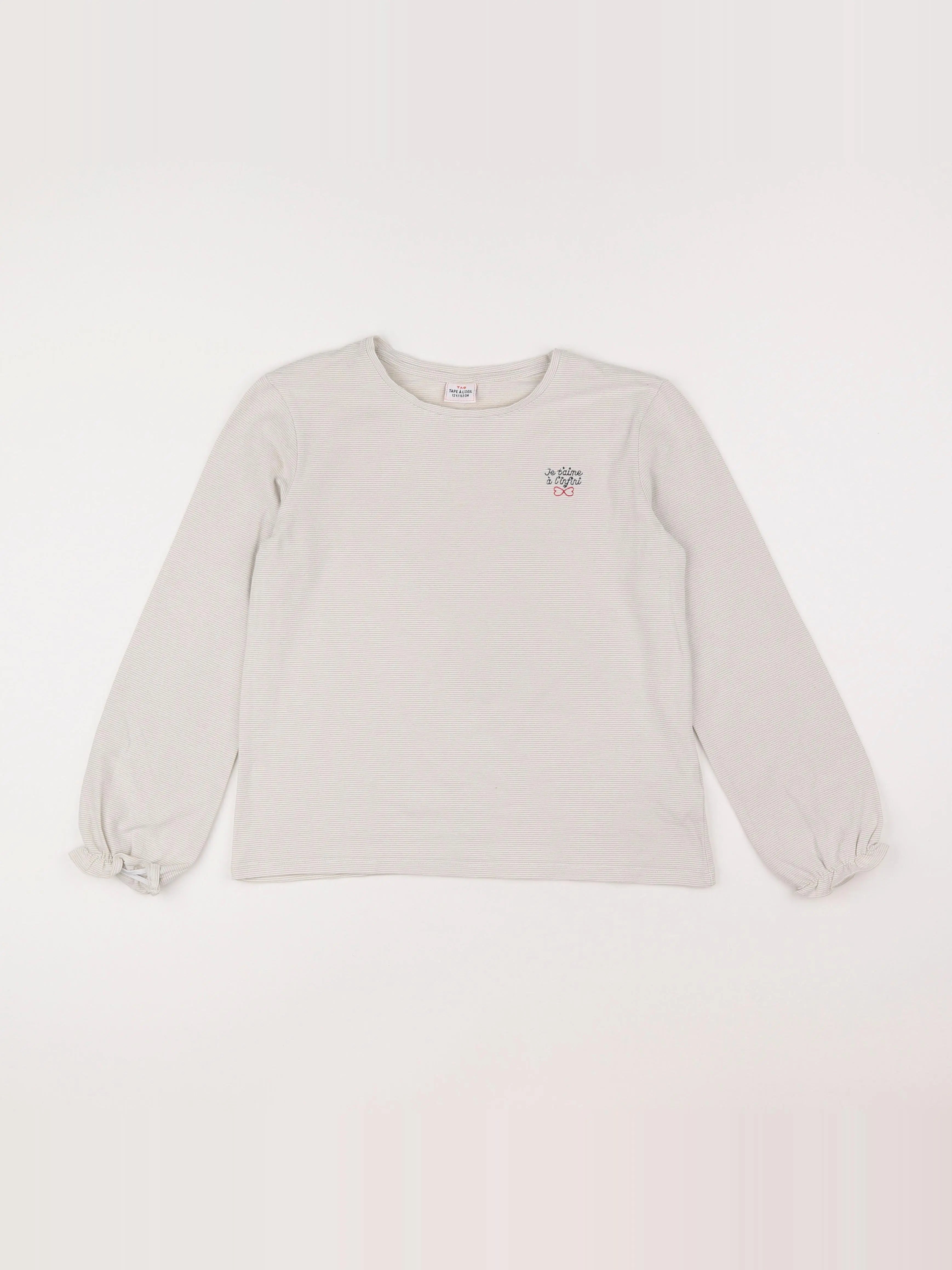 Tape à l'oeil - tee-shirt or, beige - 12 ans
