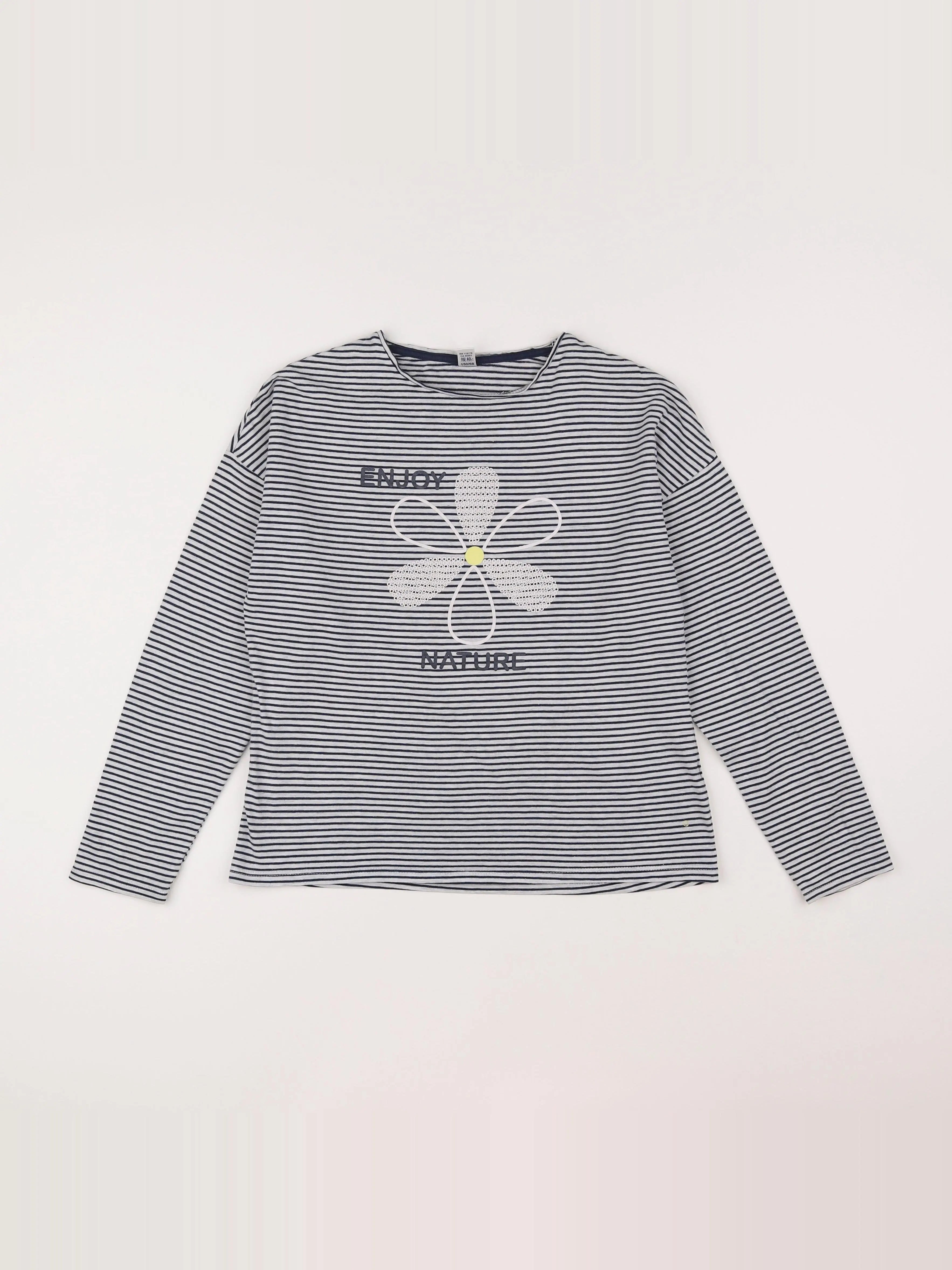 Okaidi - tee-shirt bleu - 12 ans