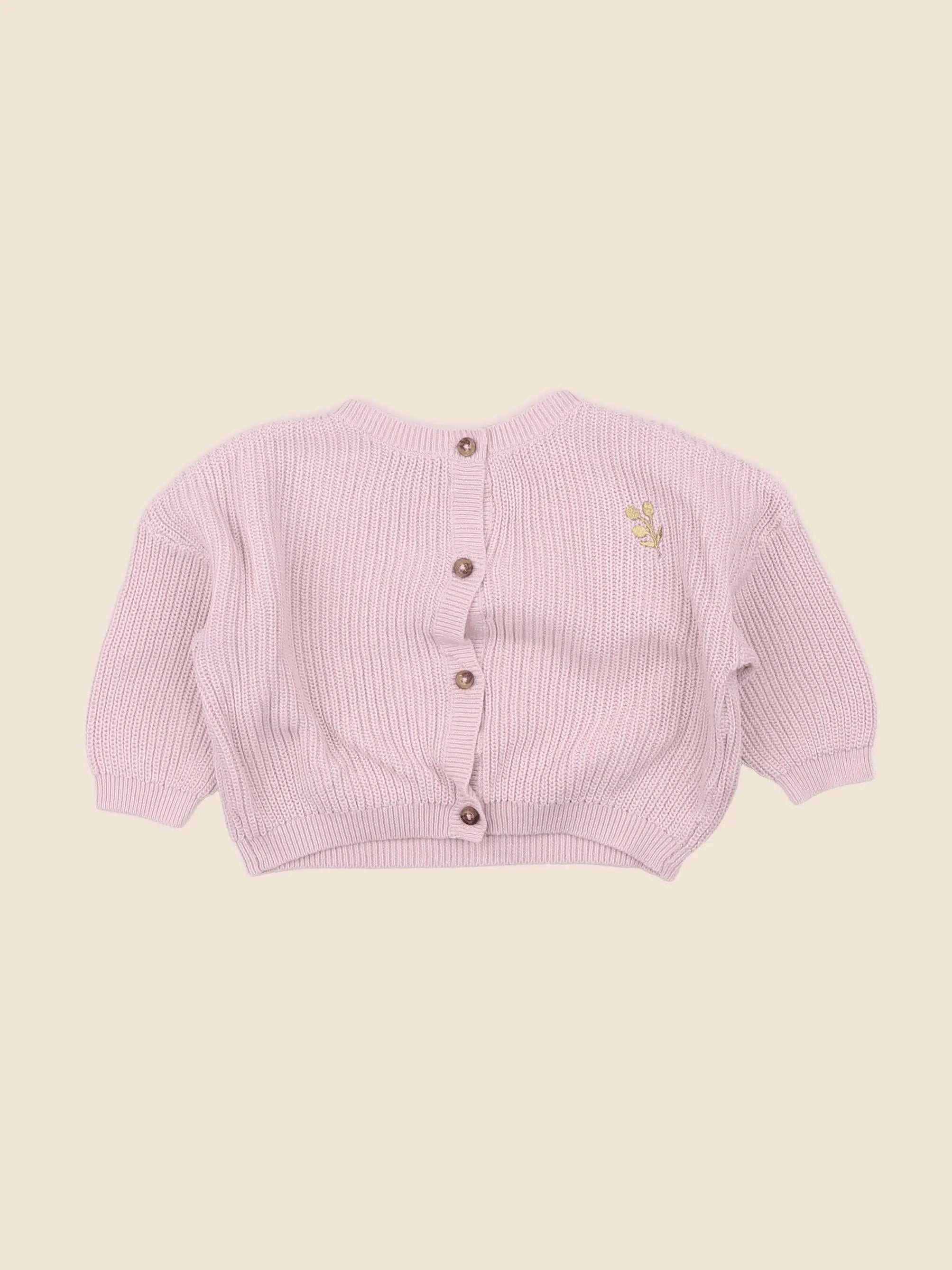 Vertbaudet - gilet rose - 6 mois