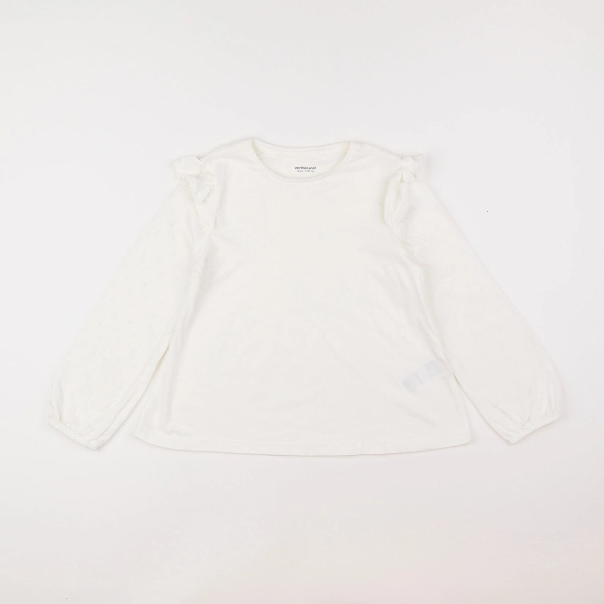 Vertbaudet - tee-shirt blanc - 8 ans