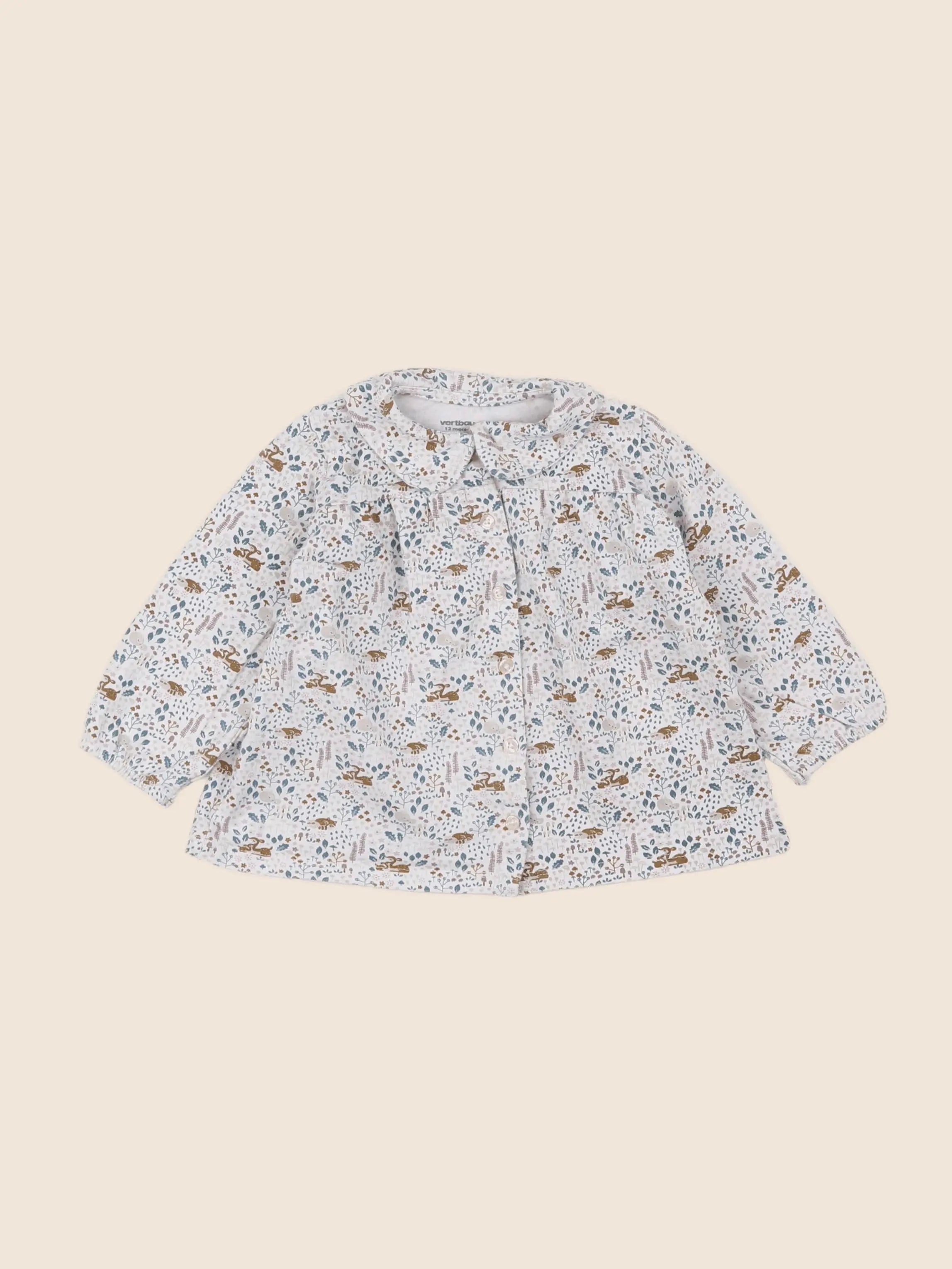 Vertbaudet - tee-shirt multicolore - 12 mois