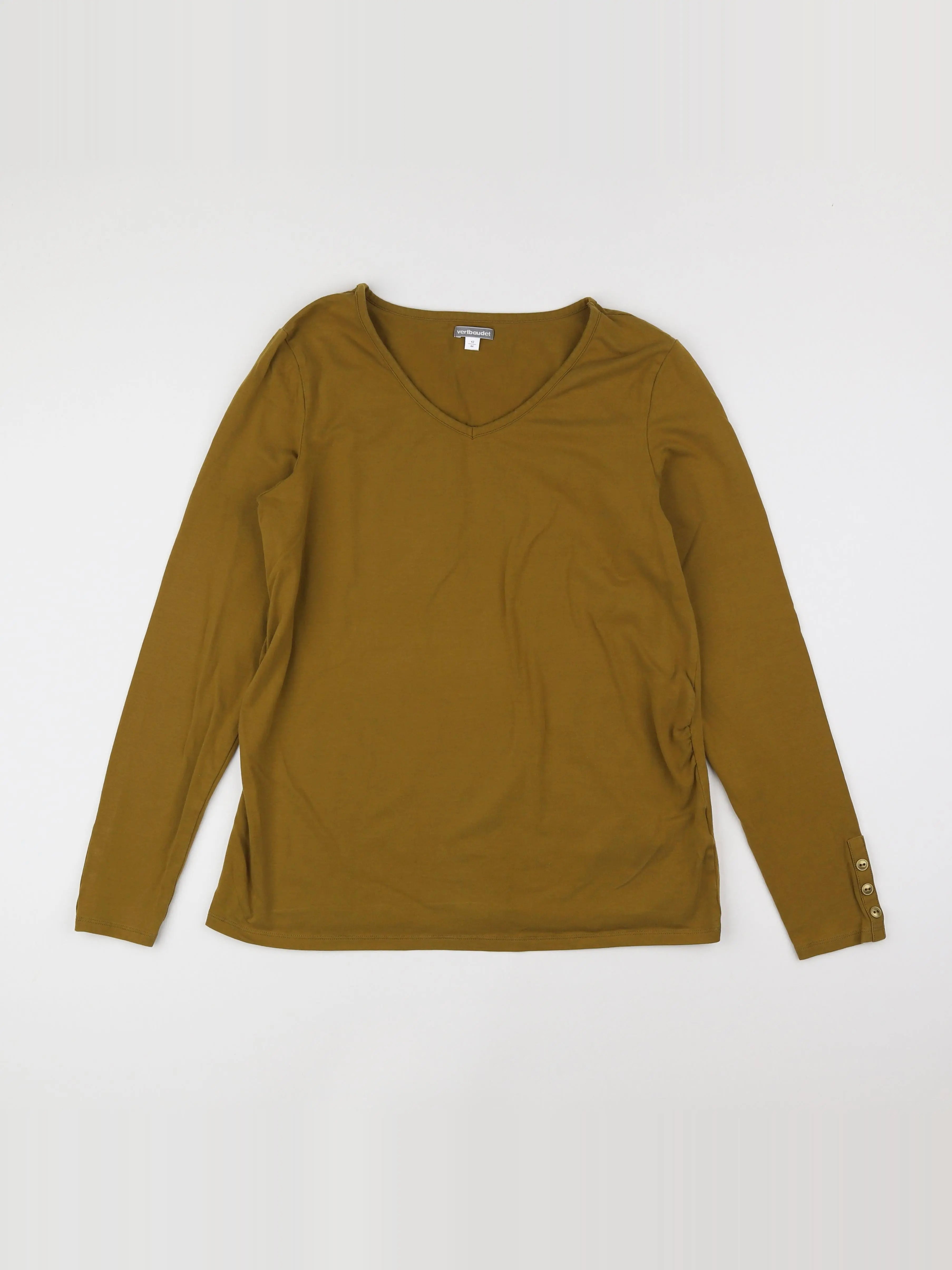 Vertbaudet - tee-shirt grossesse jaune - 42 à 44