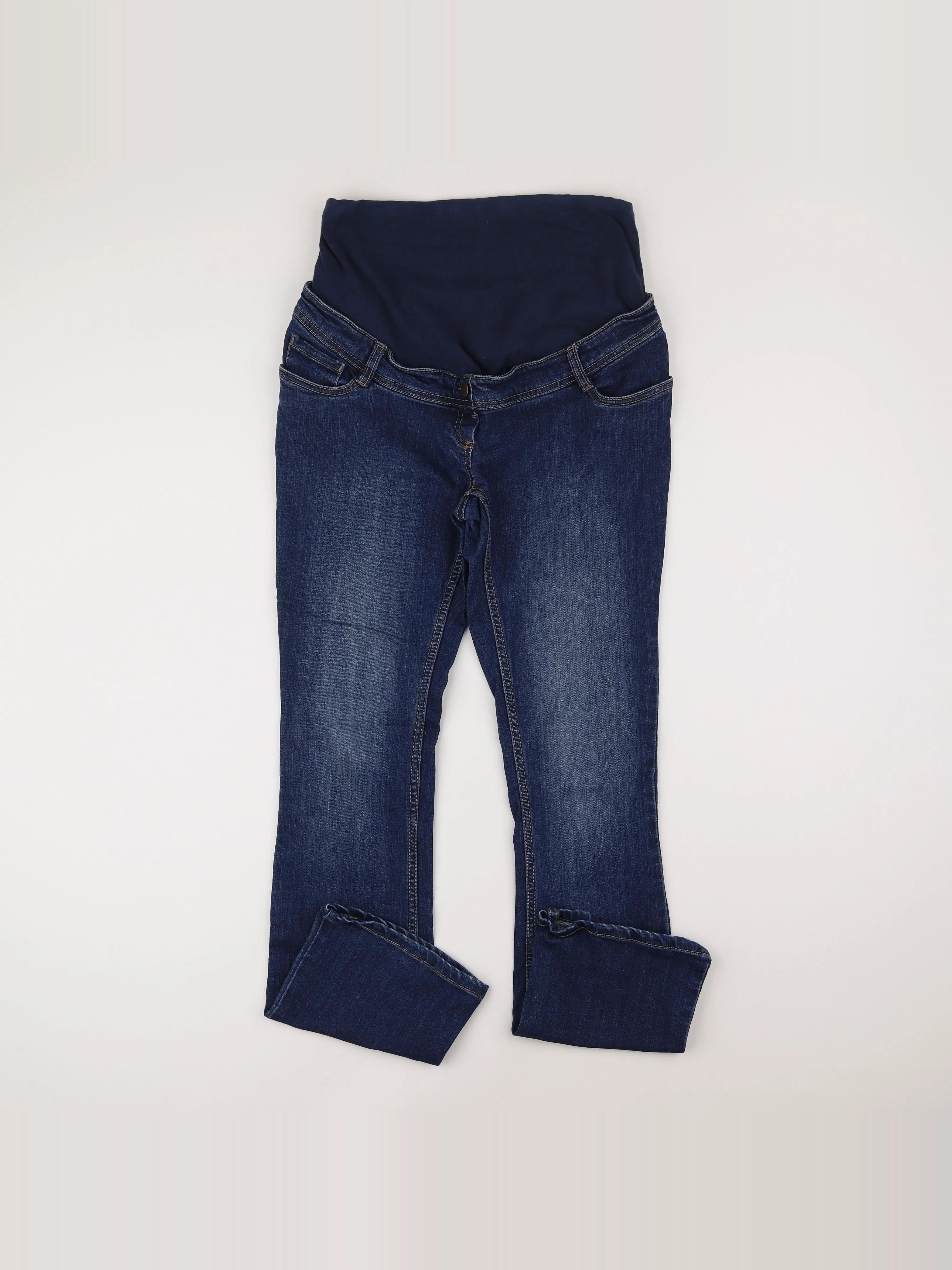 Vertbaudet - jean grossesse bleu - 38