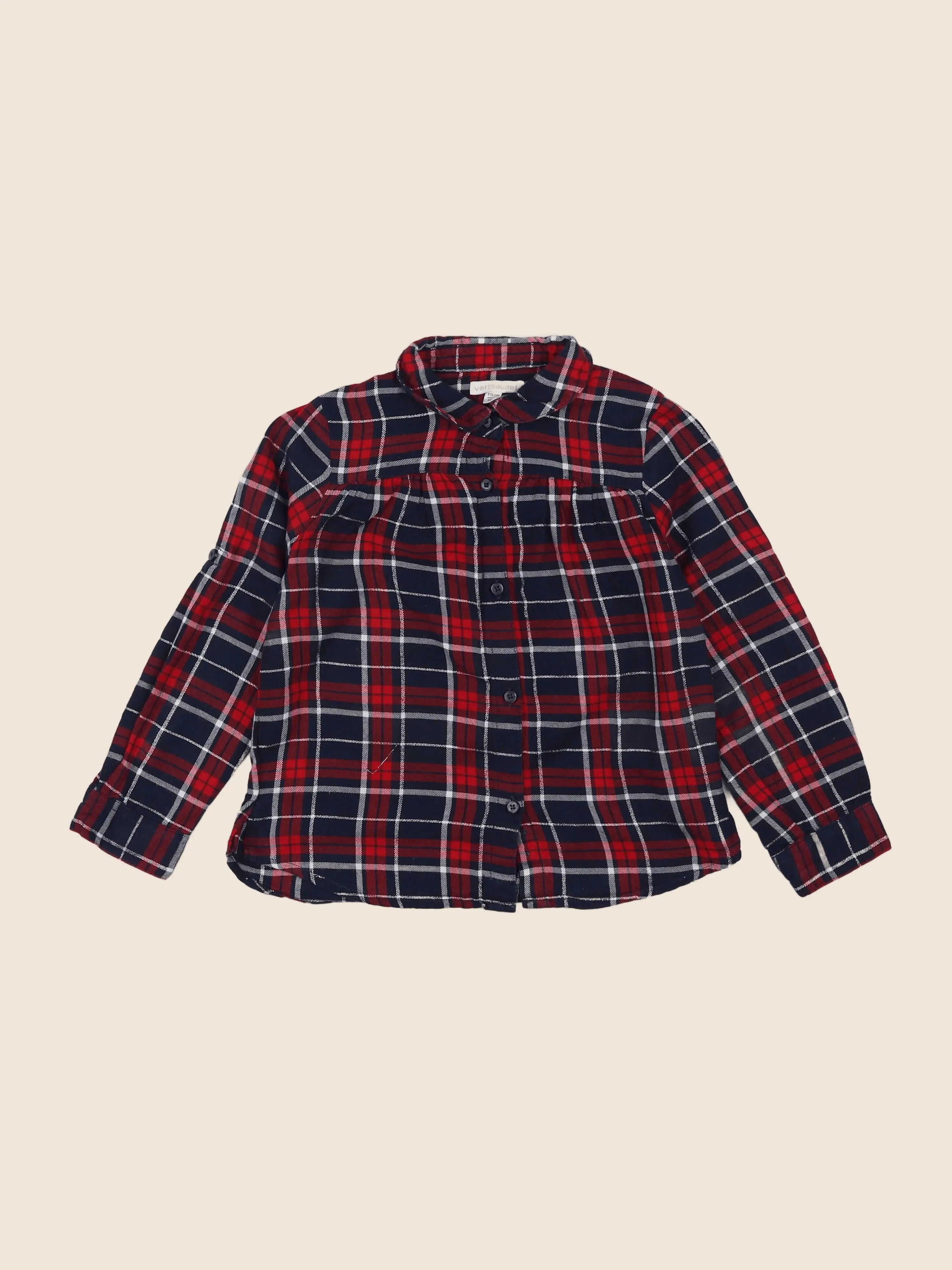 Vertbaudet - chemise multicolore - 6 ans