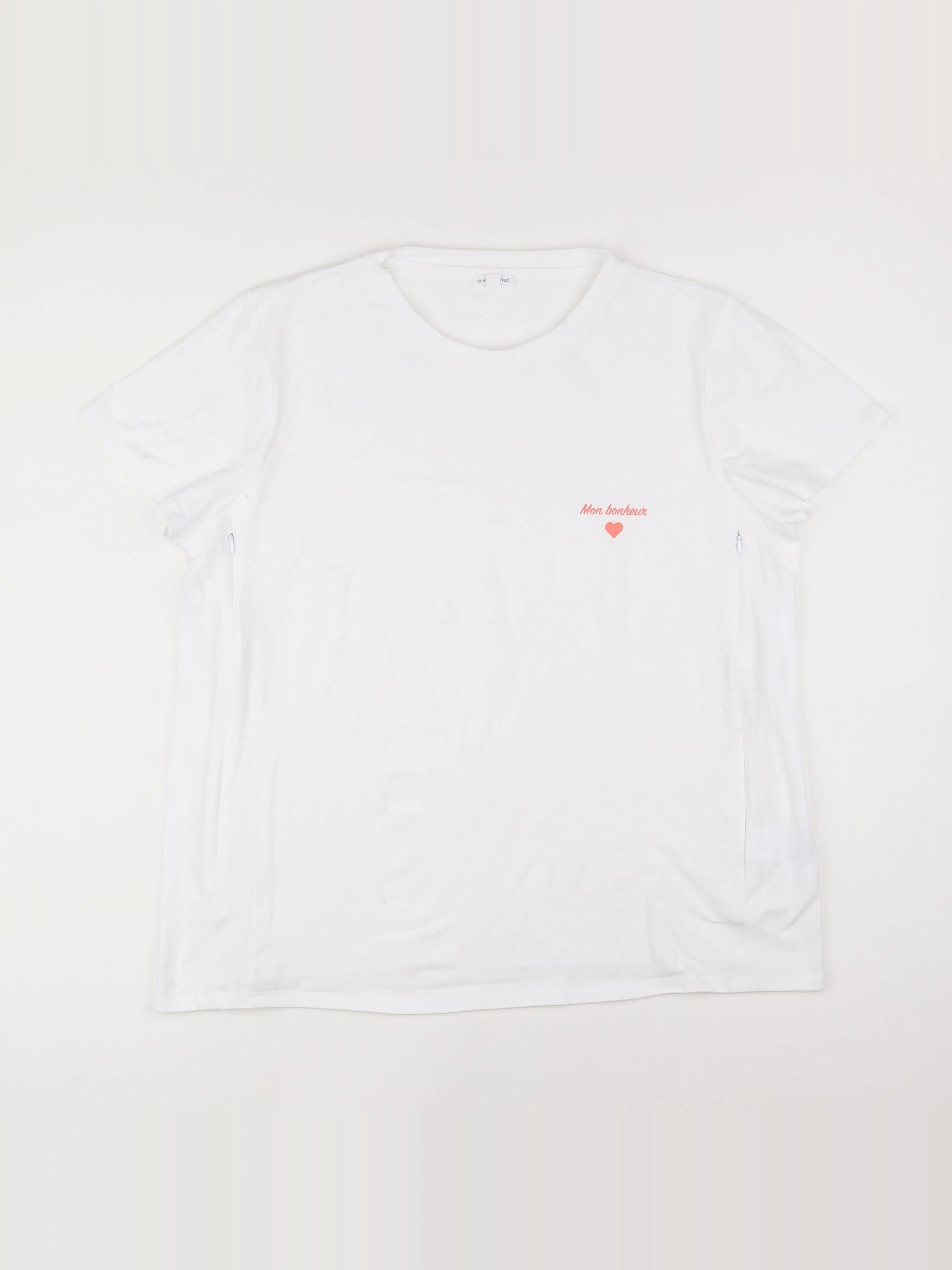 Vertbaudet - tee-shirt grossesse blanc - 46