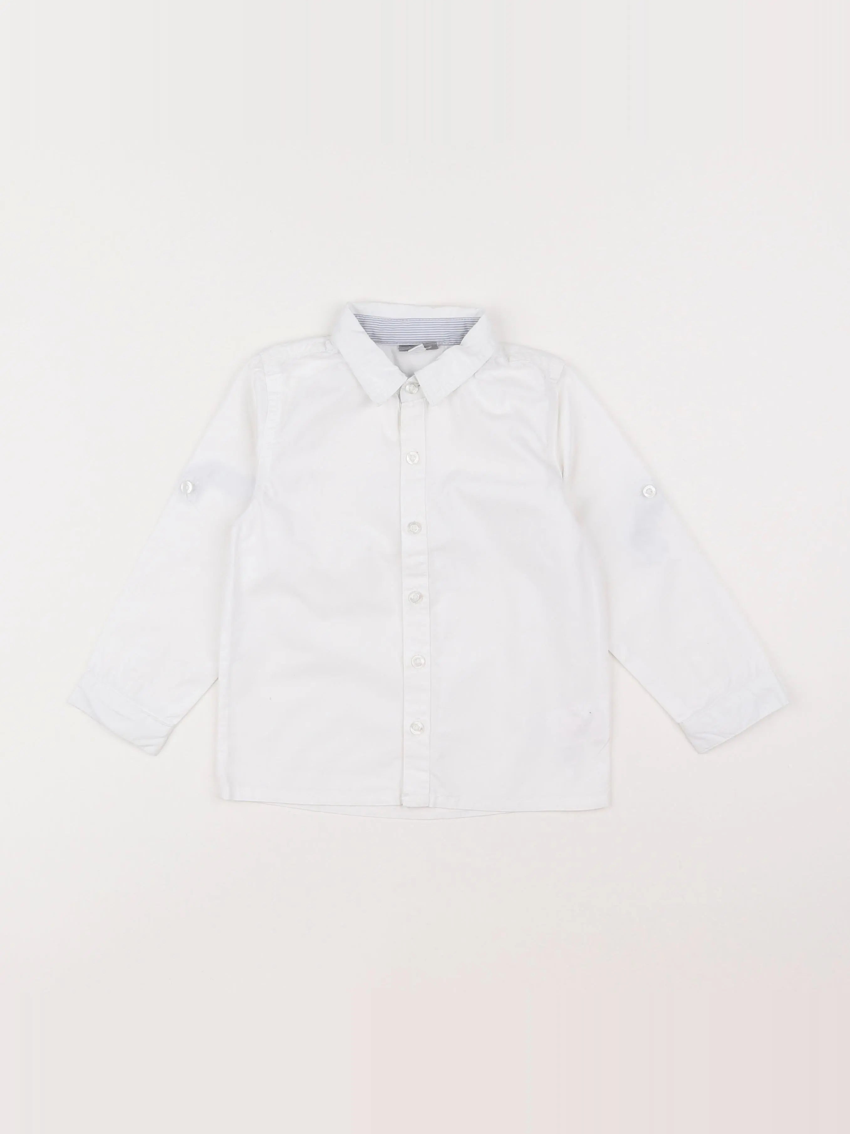 Vertbaudet - chemise blanc - 3 ans