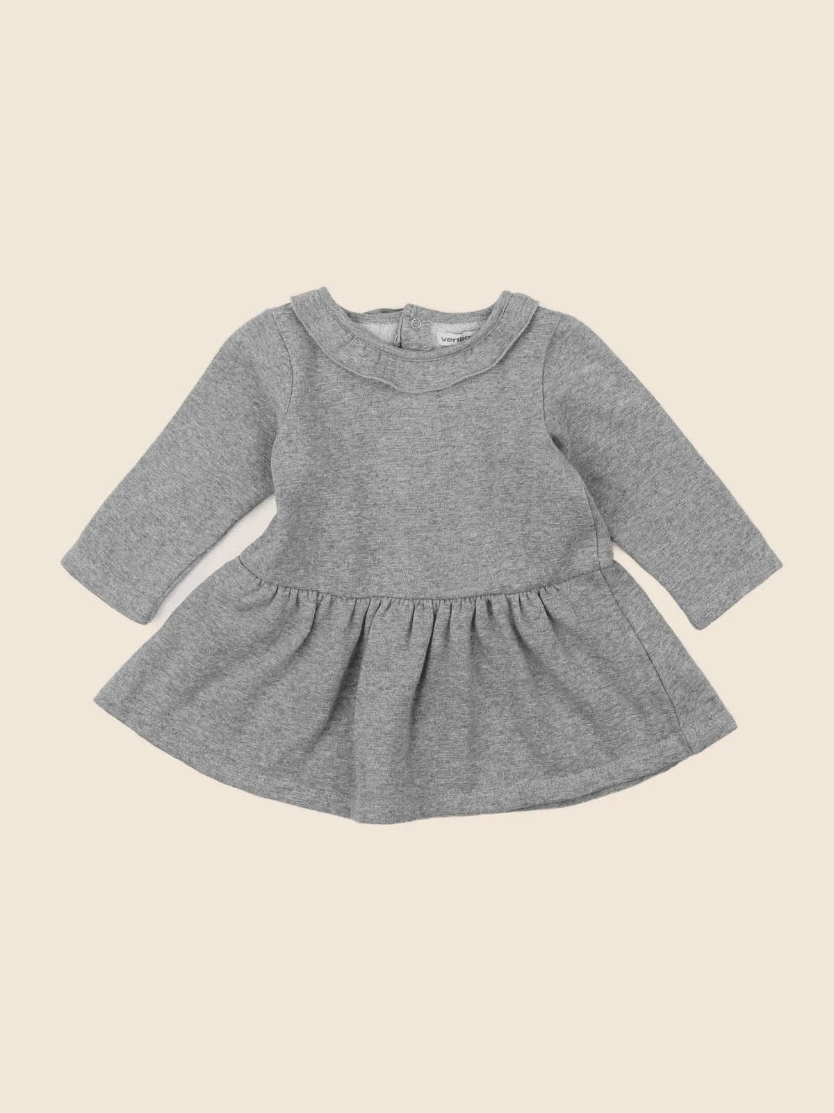 Vertbaudet - robe gris, argent - 12 mois