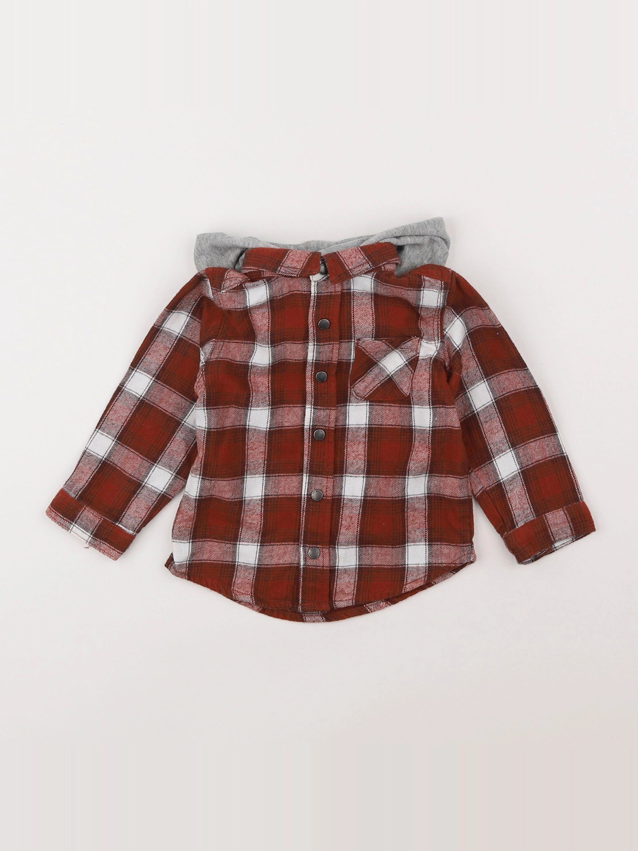 Vertbaudet - chemise multicolore - 18 mois