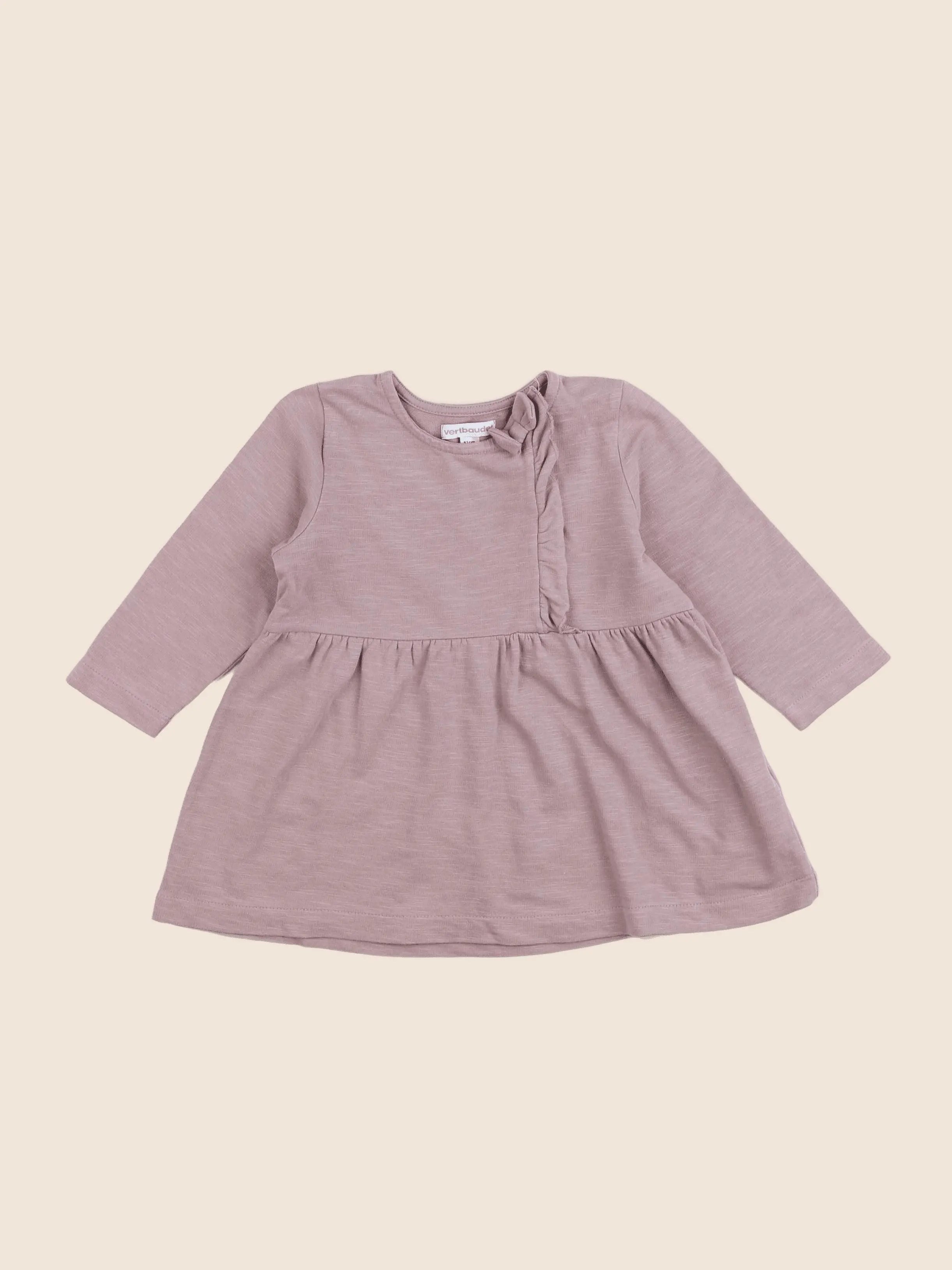 Vertbaudet - robe violet - 18 mois
