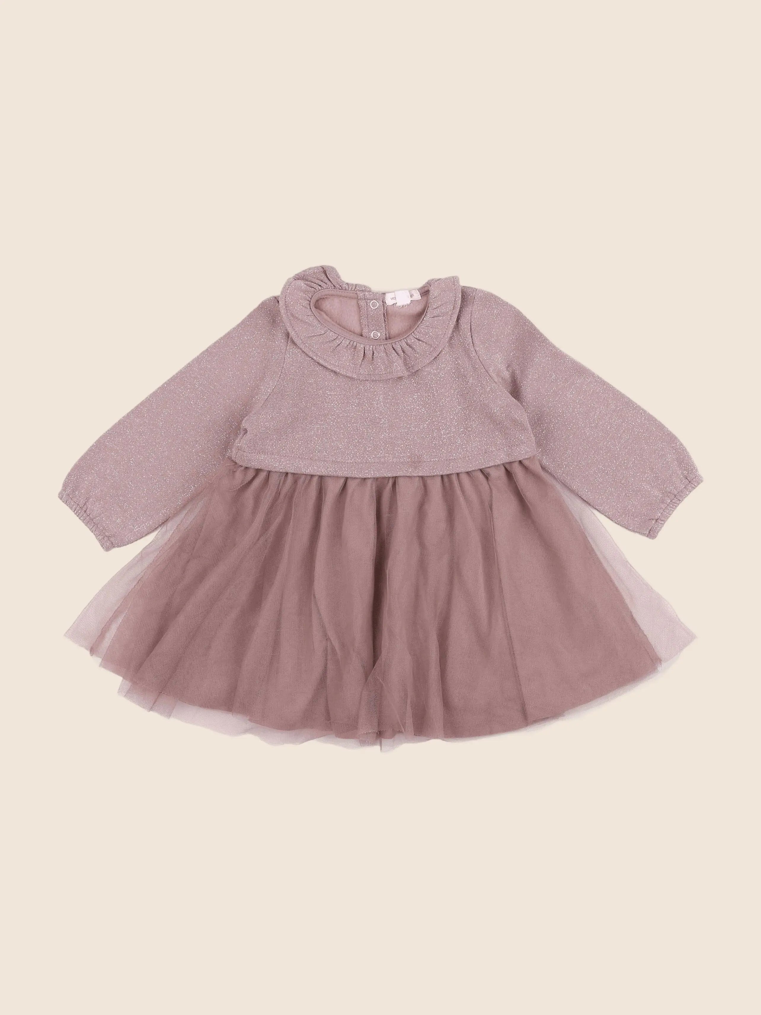 Vertbaudet - robe violet - 18 mois