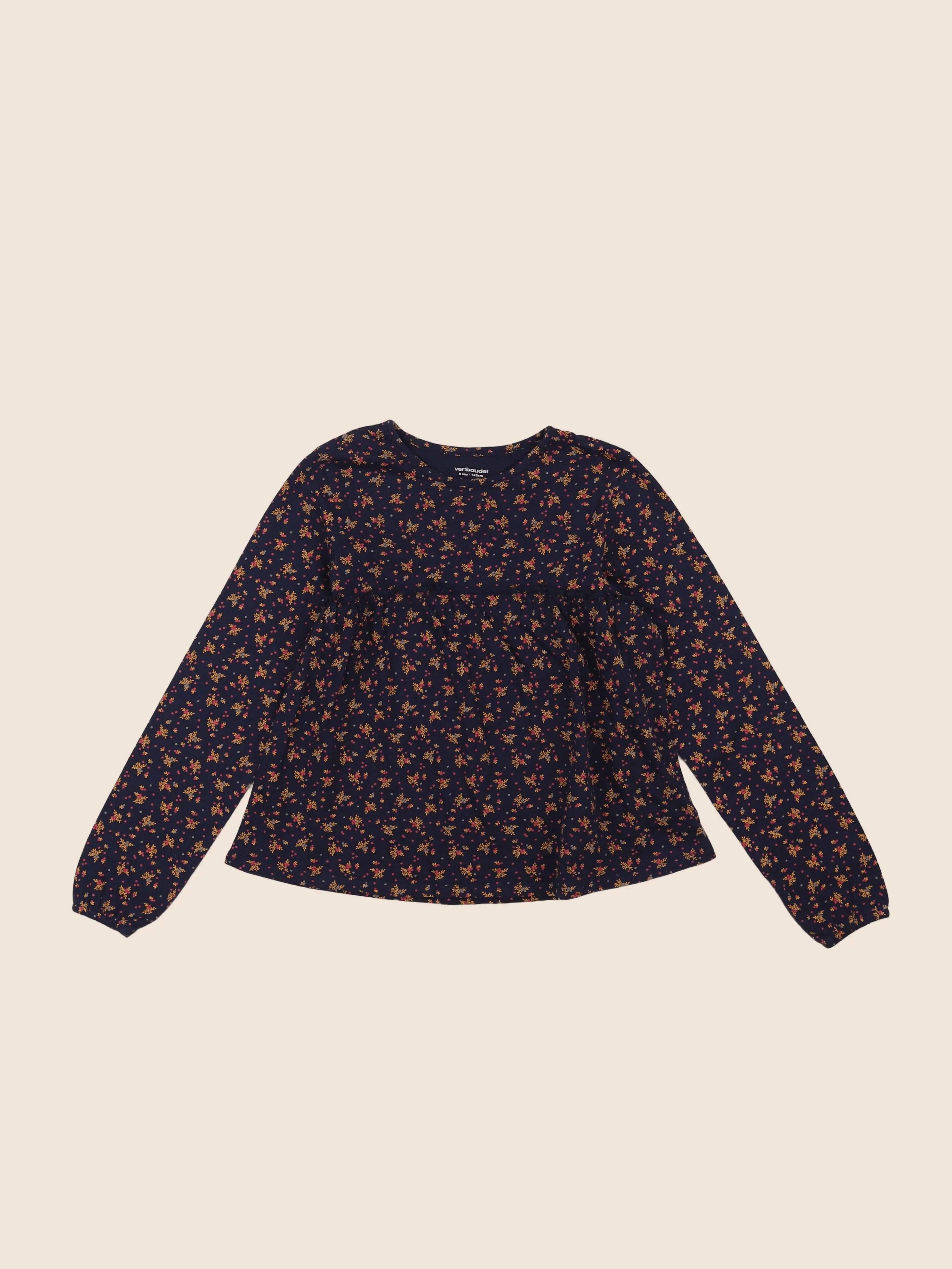 Vertbaudet - tee-shirt bleu - 8 ans