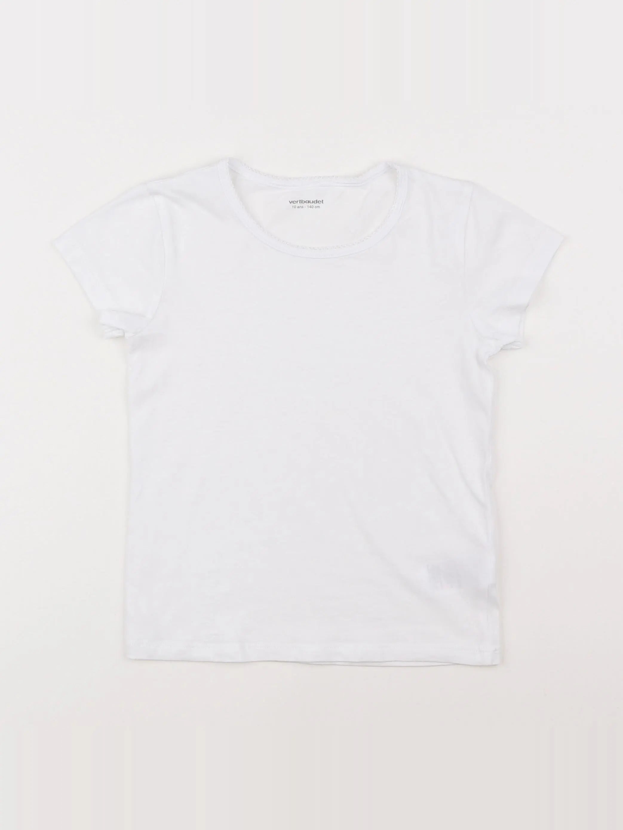 Vertbaudet - maillot de corps blanc - 10 ans
