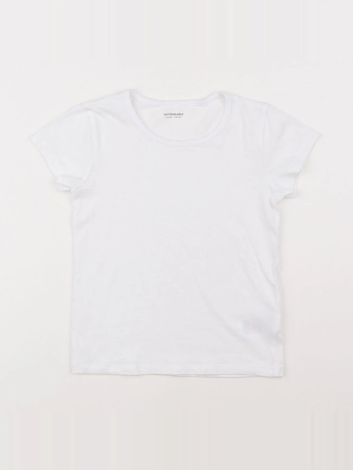 Vertbaudet - maillot de corps blanc - 10 ans