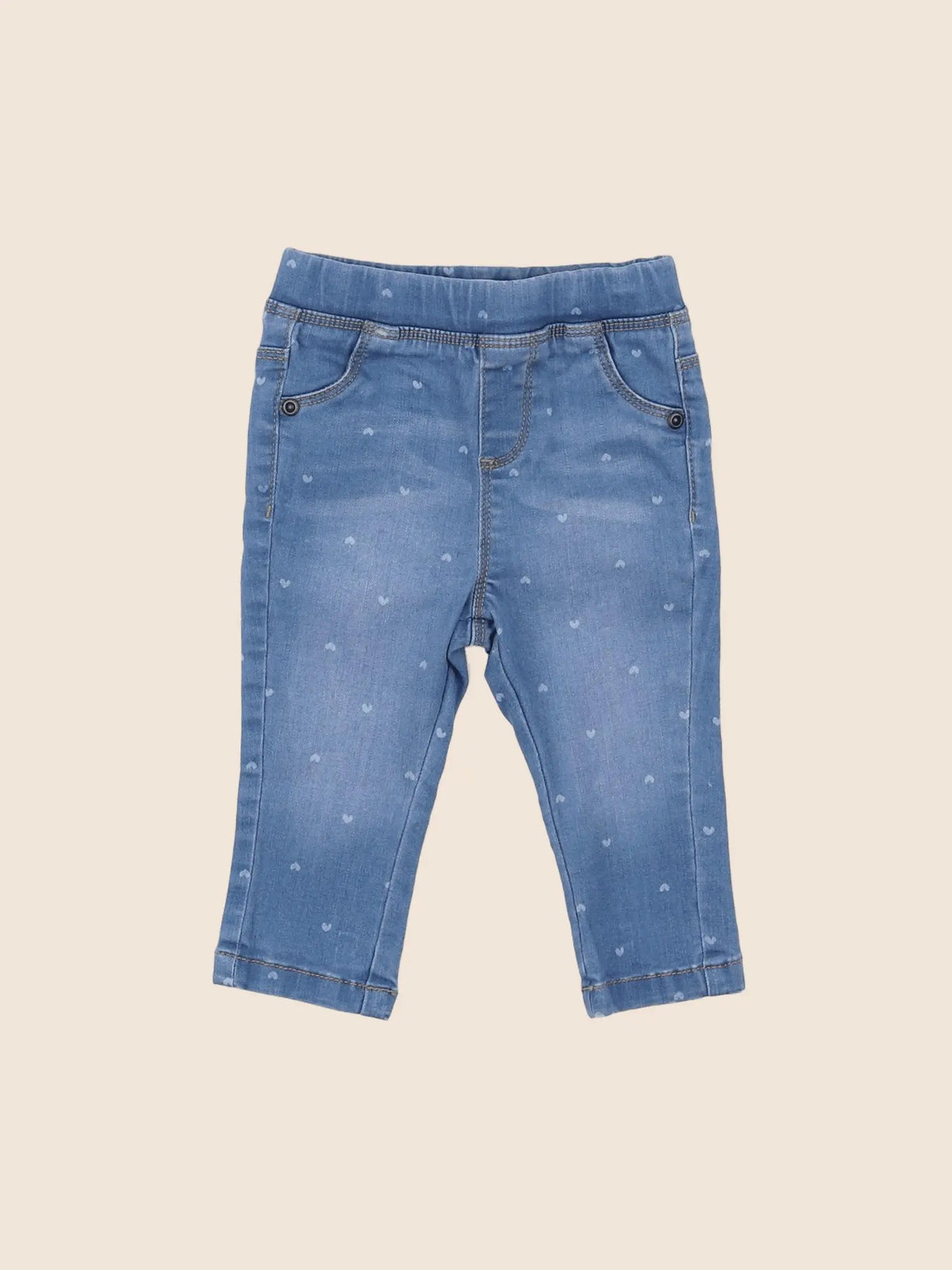 Vertbaudet - jegging bleu - 6 mois