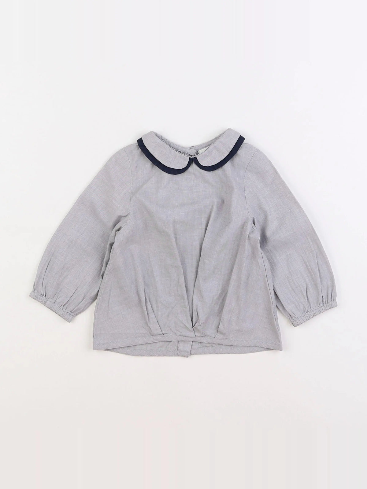 Tape à l'oeil - blouse gris - 12 mois