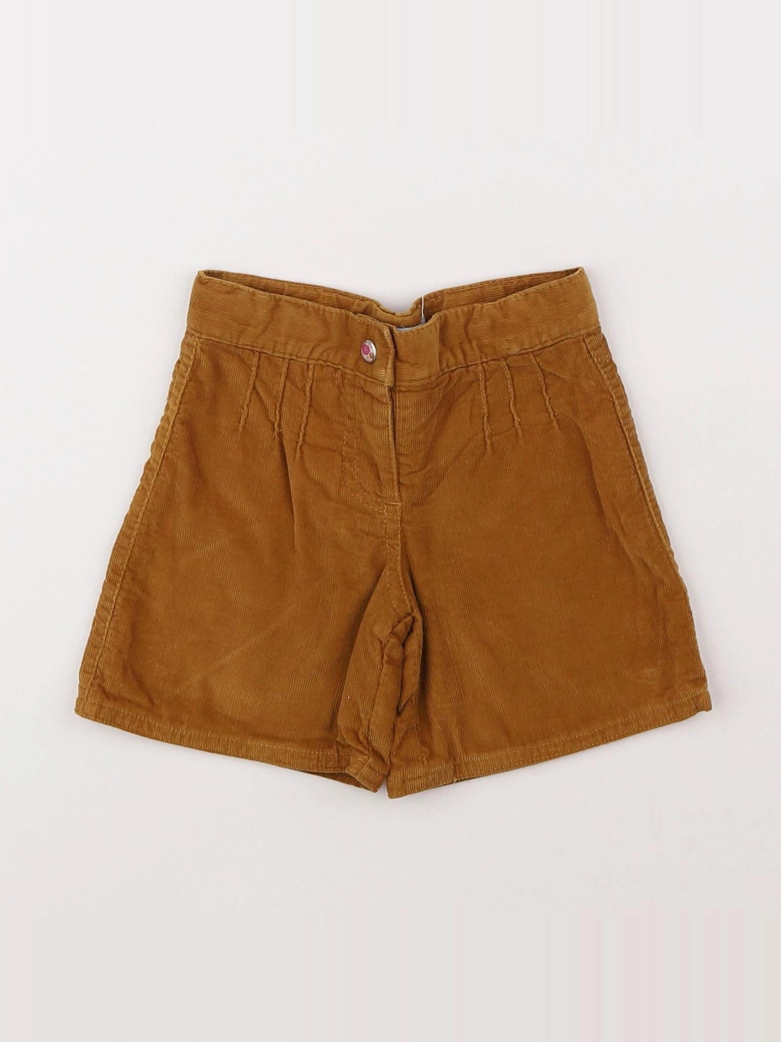 Vertbaudet - short orange - 9 mois