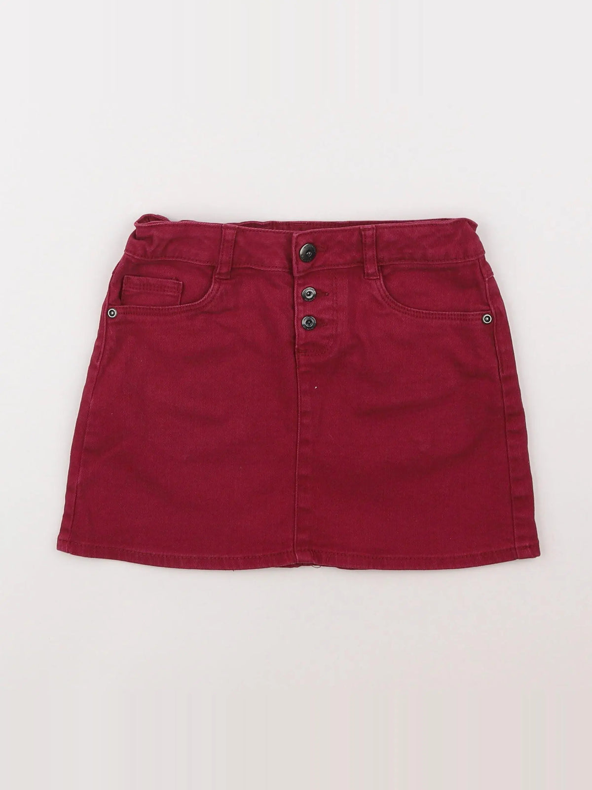 Vertbaudet - jupe rouge - 8 ans