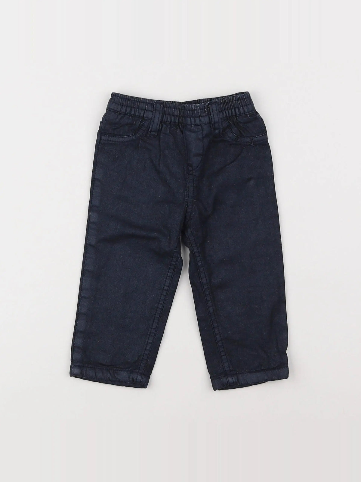 IKKS - jean bleu, argent - 6 mois