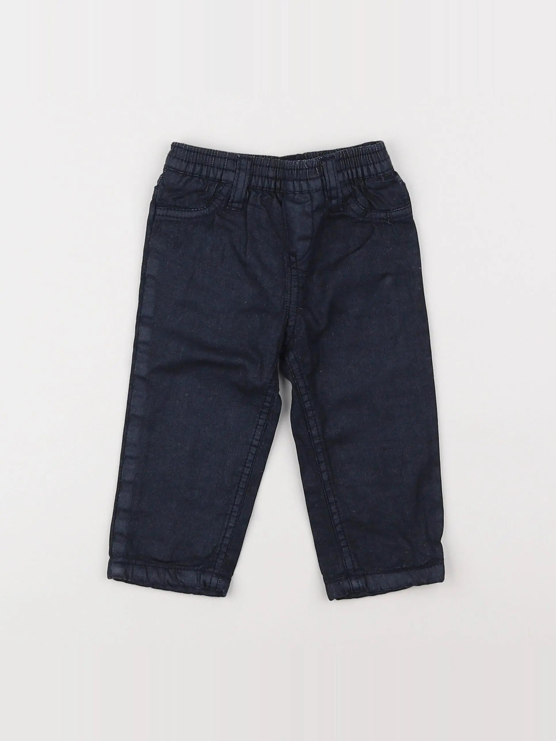 IKKS - jean bleu, argent - 6 mois