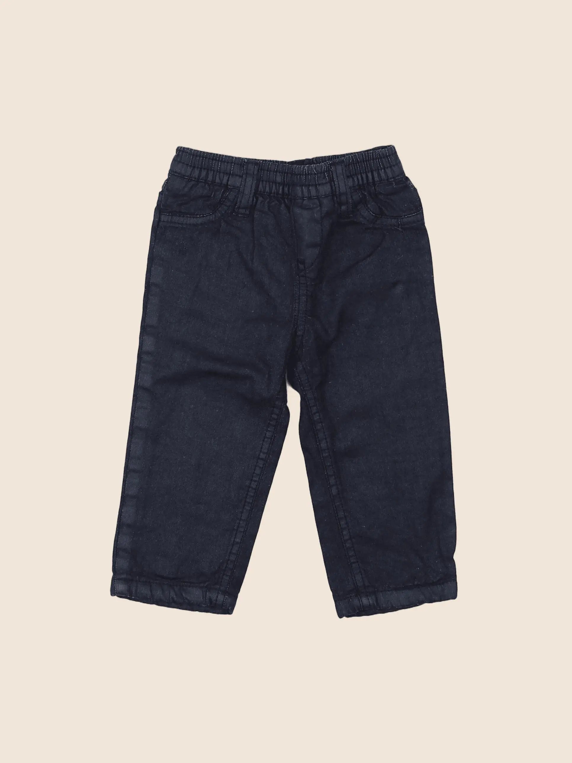 IKKS - jean bleu, argent - 6 mois