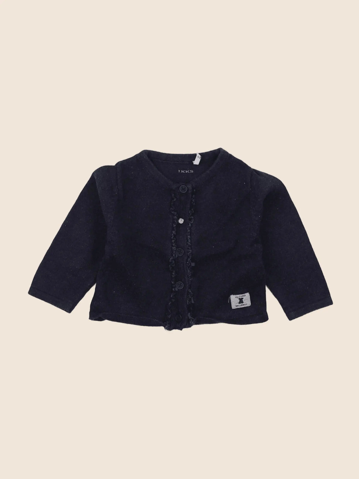 IKKS - gilet bleu - 6 mois