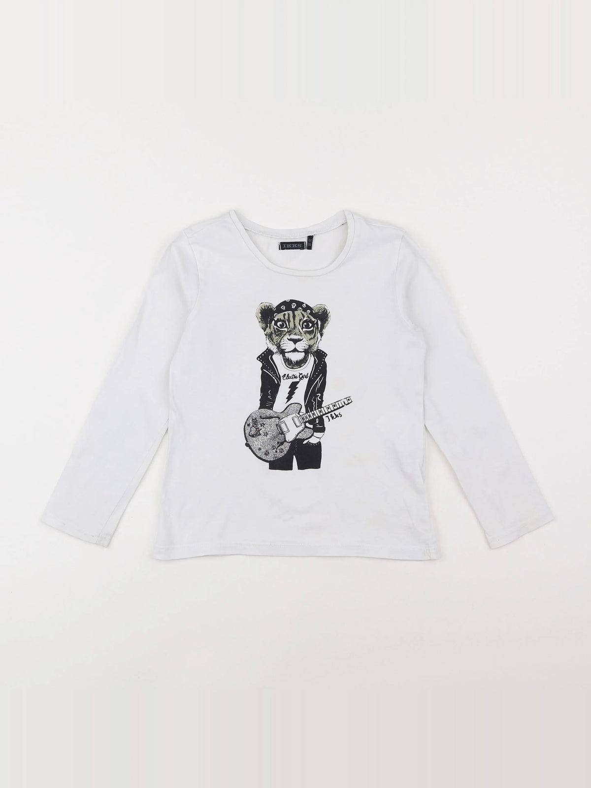 IKKS - tee-shirt blanc - 6 ans