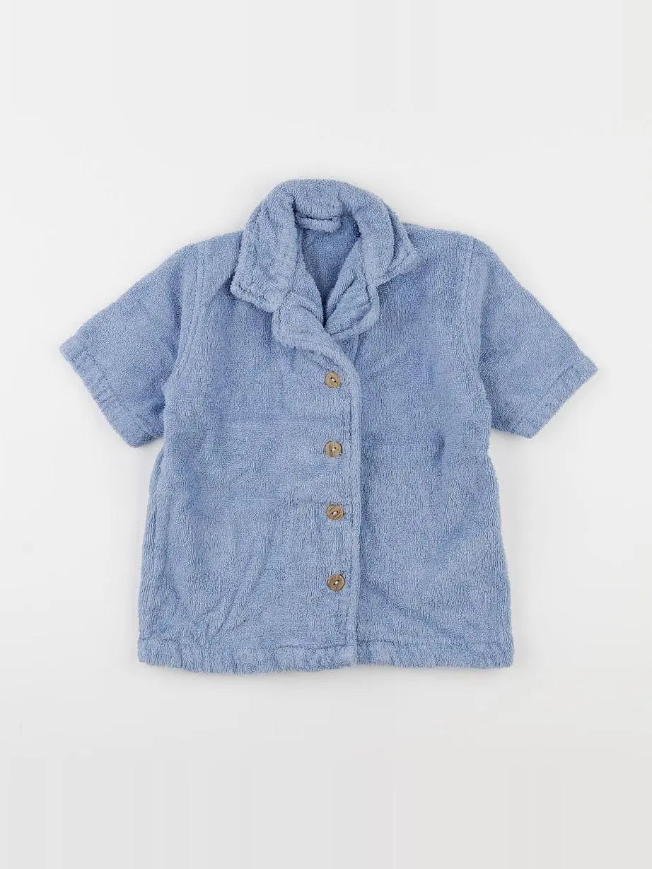 Vertbaudet - peignoir bleu - 12/18 mois