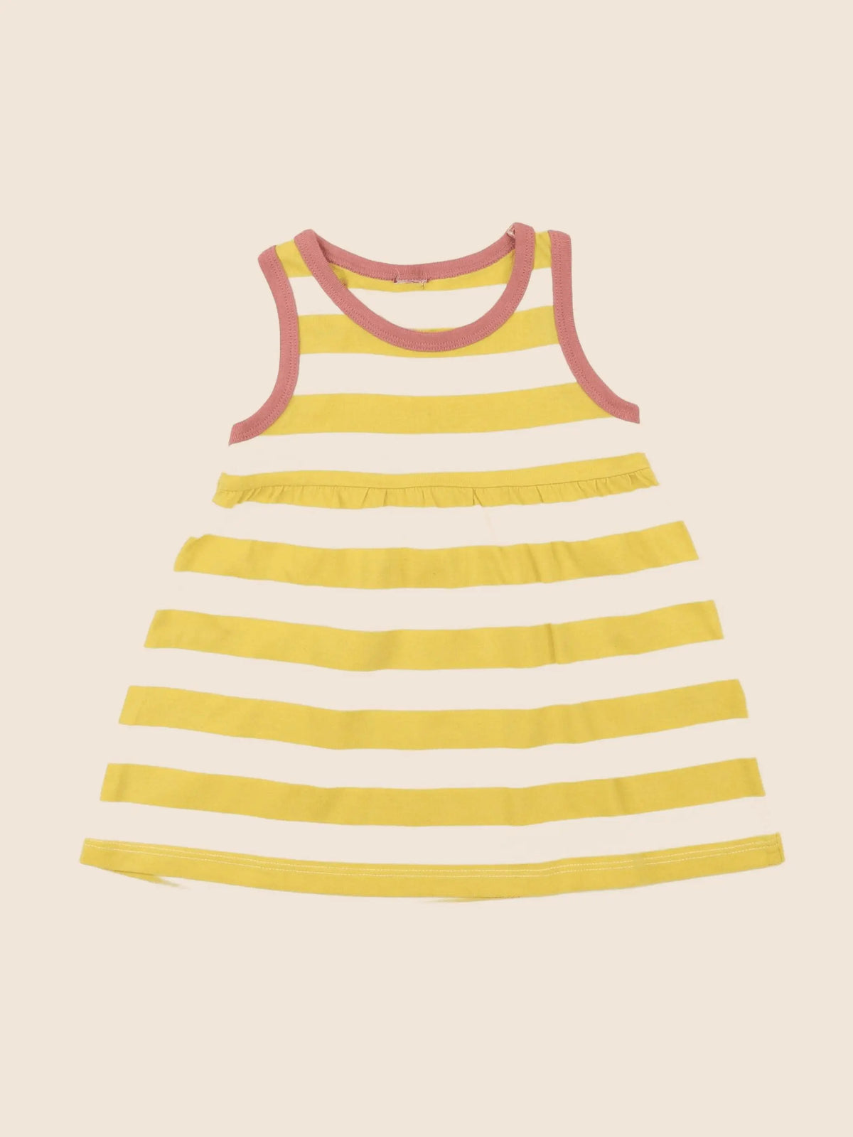 Petit Bateau - robe jaune - 12 mois