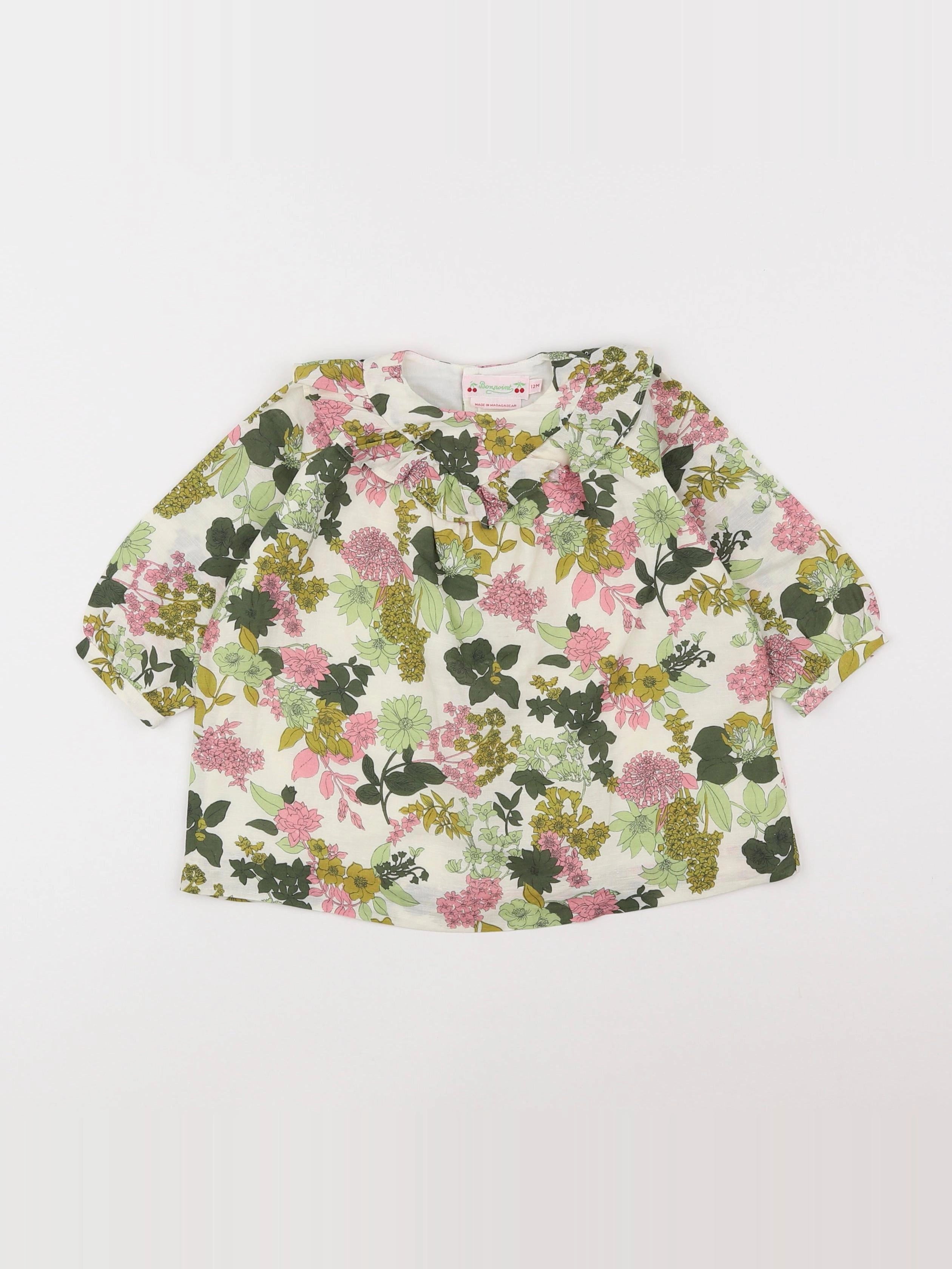 Bonpoint - robe multicolore - 12 mois