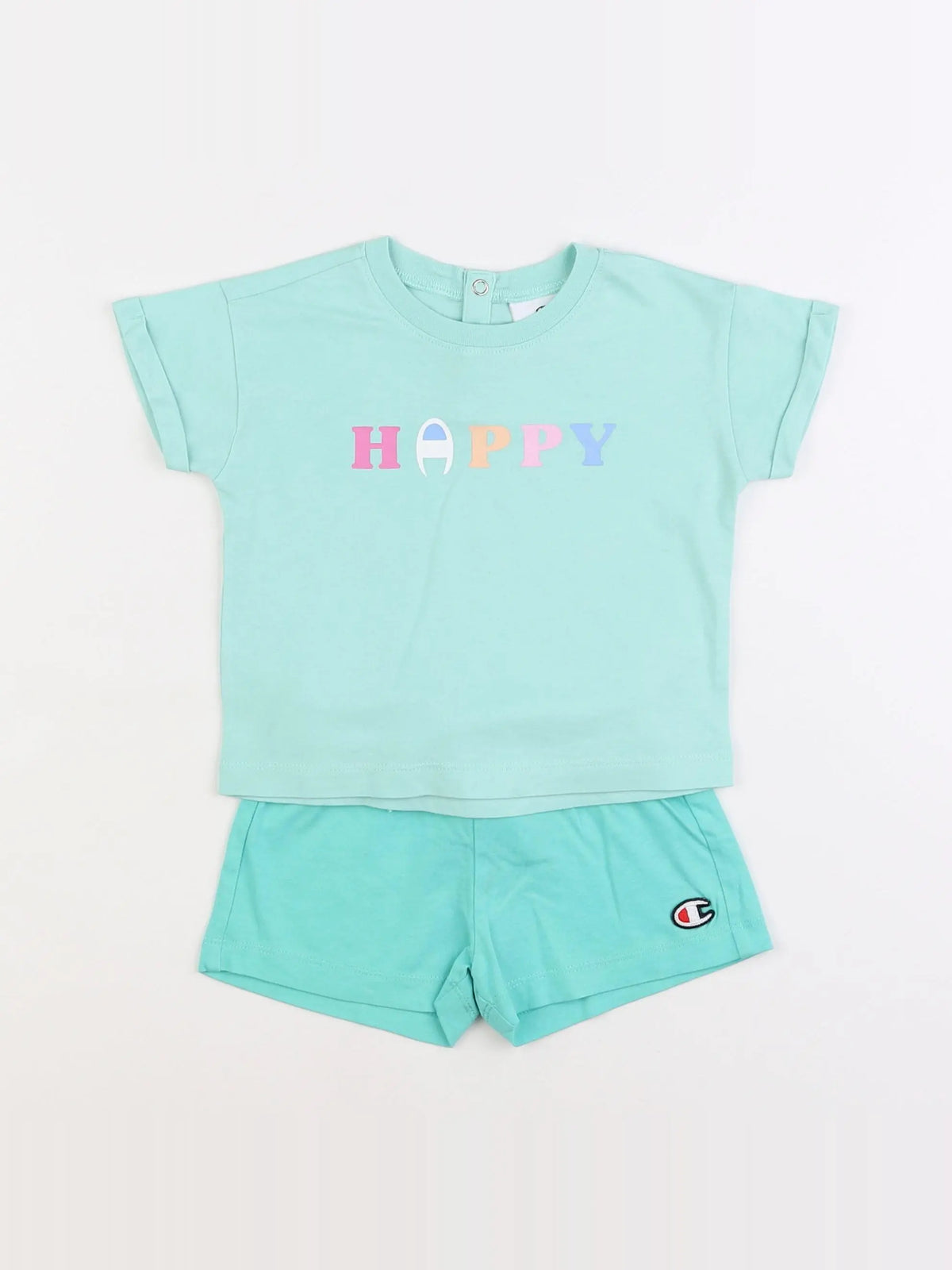 Champion  - pyjama coton vert - 12 mois