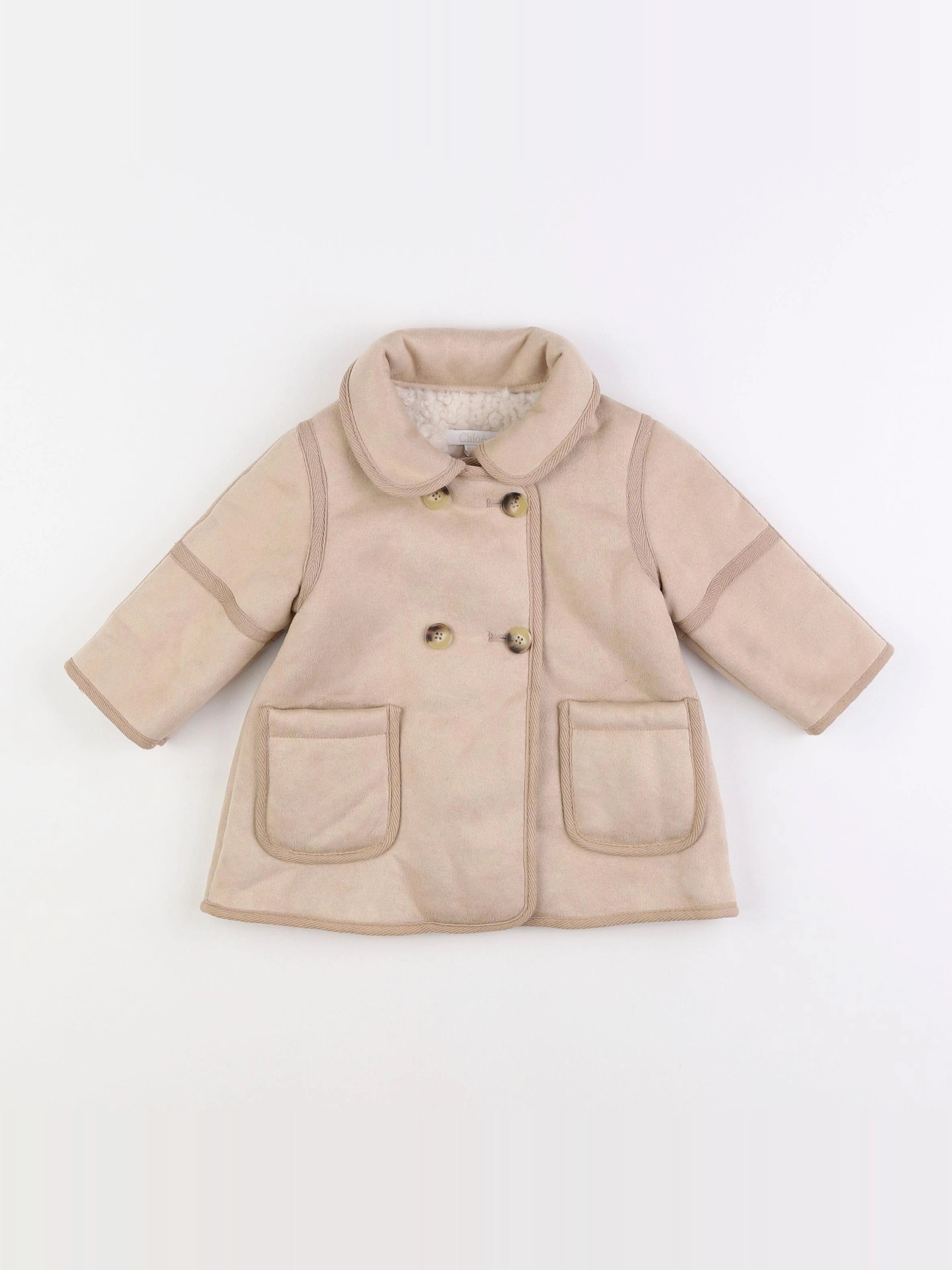 Chloé - manteau beige - 6 mois