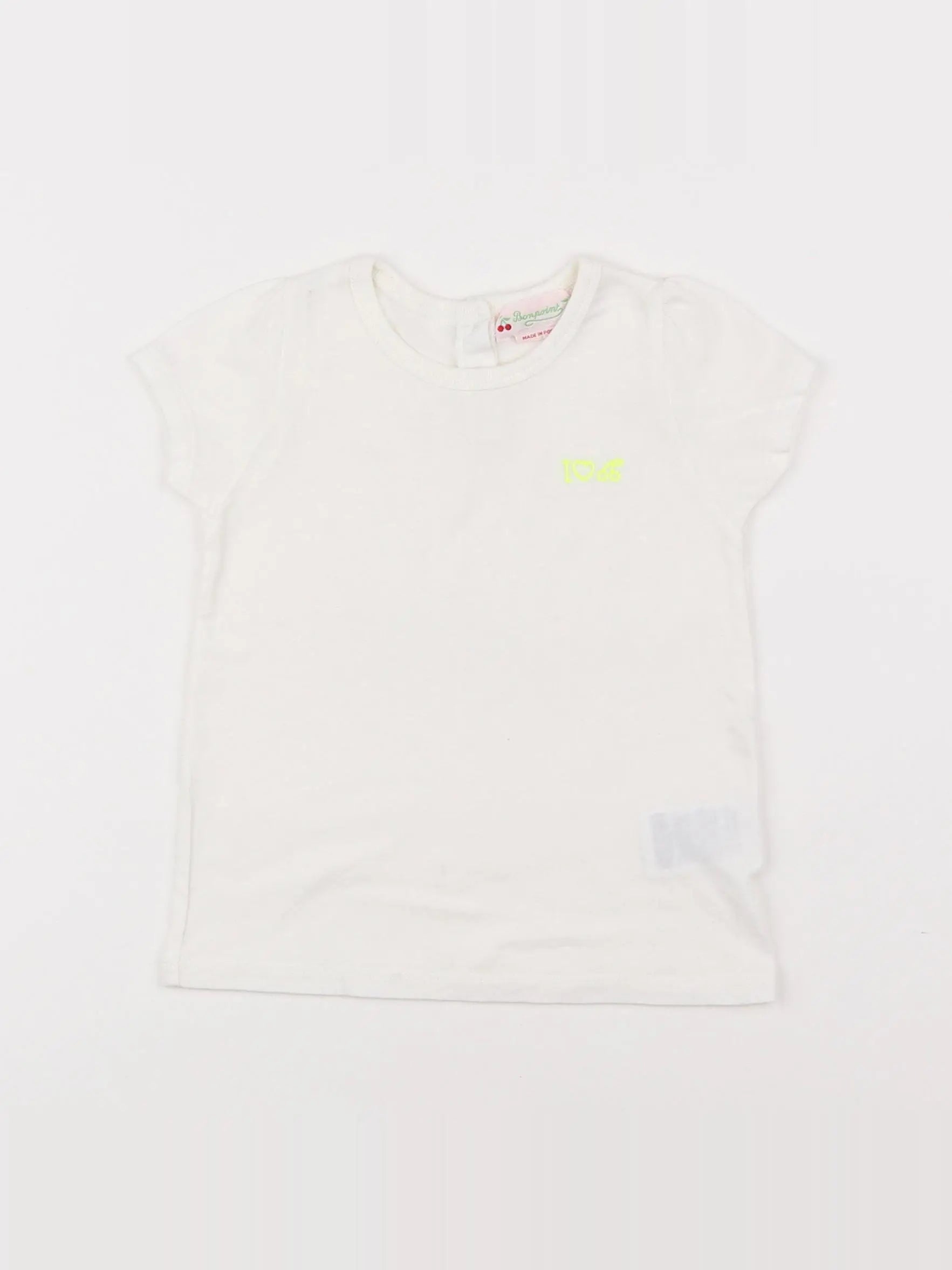 Bonpoint - tee-shirt blanc - 18 mois