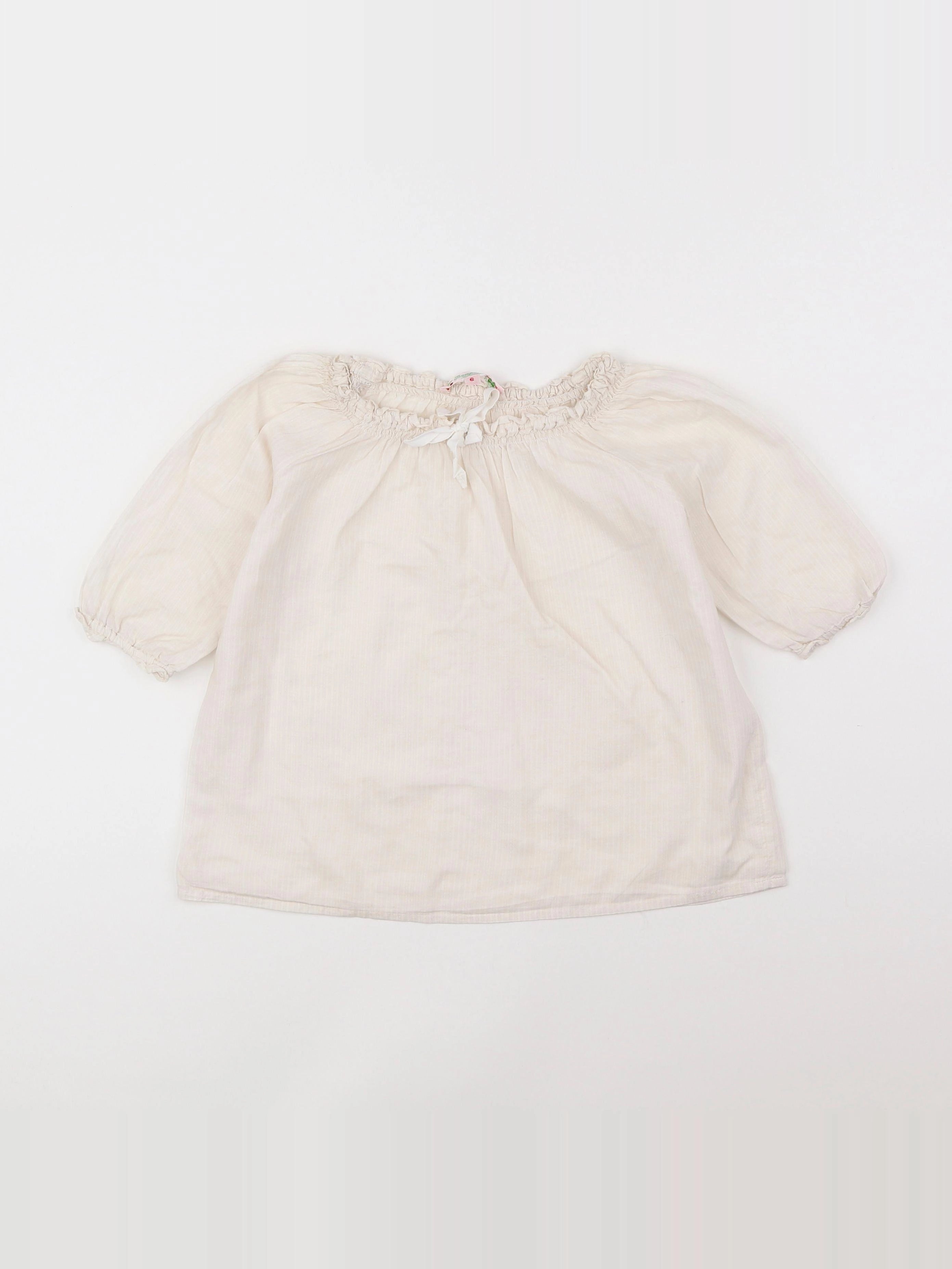 Bonpoint - blouse beige - 6 ans