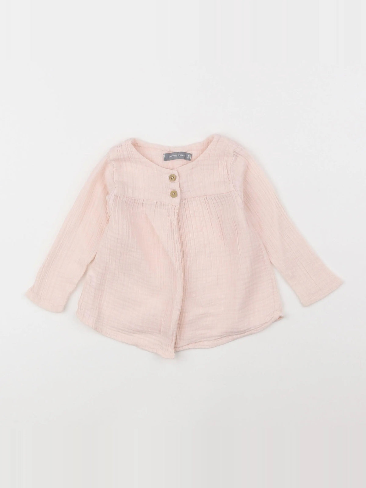 1+ In the family - blouse rose - 12 mois