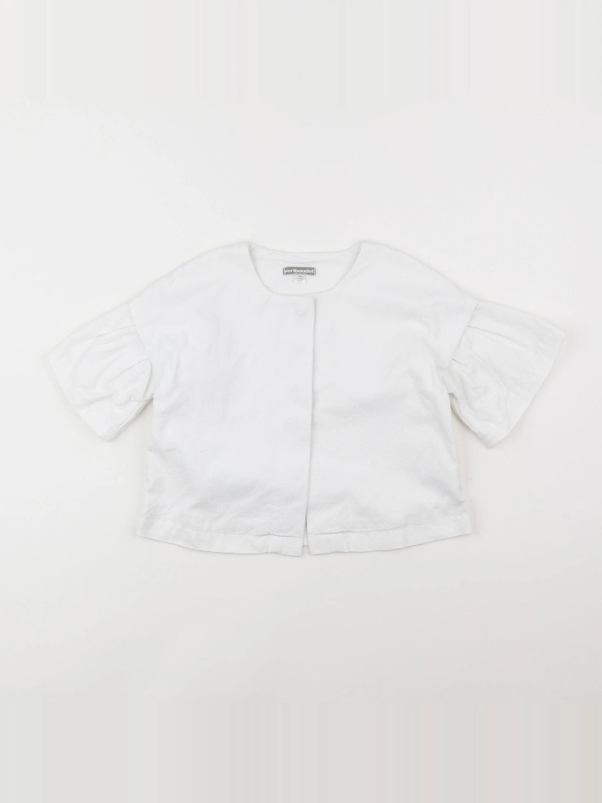 Vertbaudet - veste blanc - 6 ans
