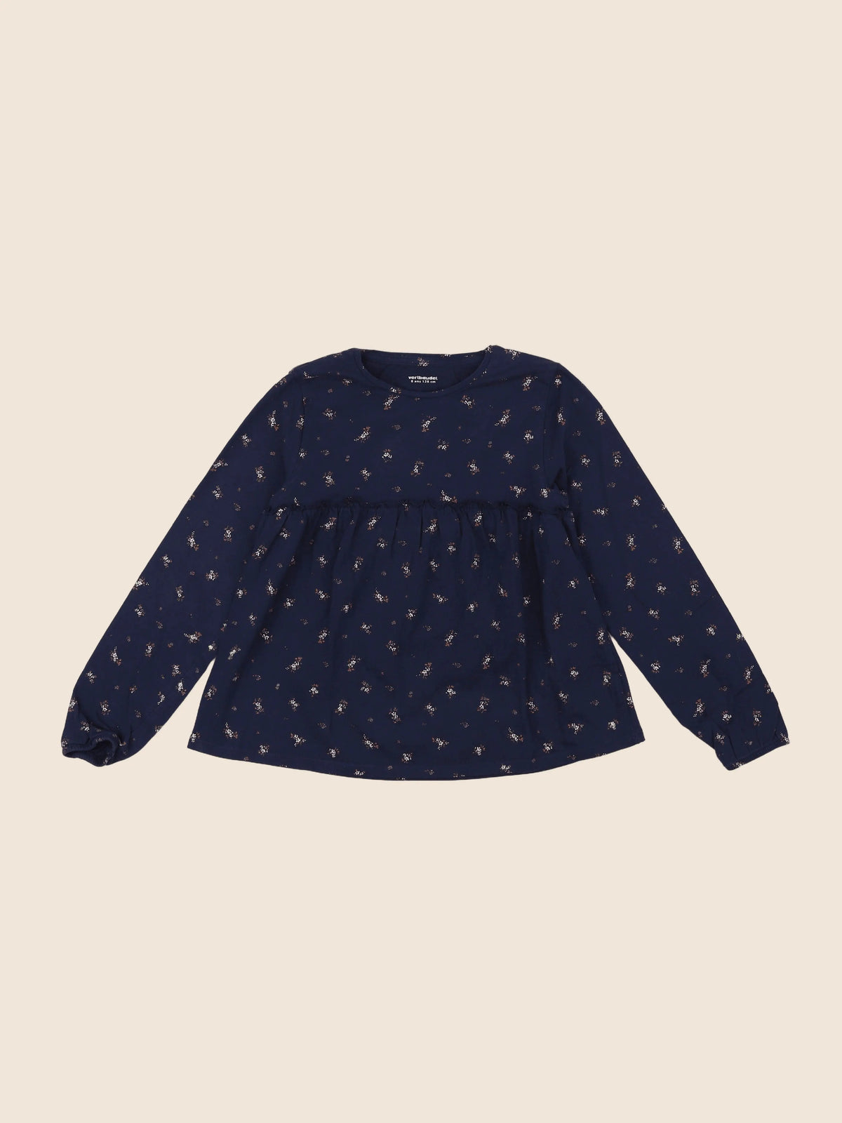 Vertbaudet - tee-shirt bleu - 8 ans