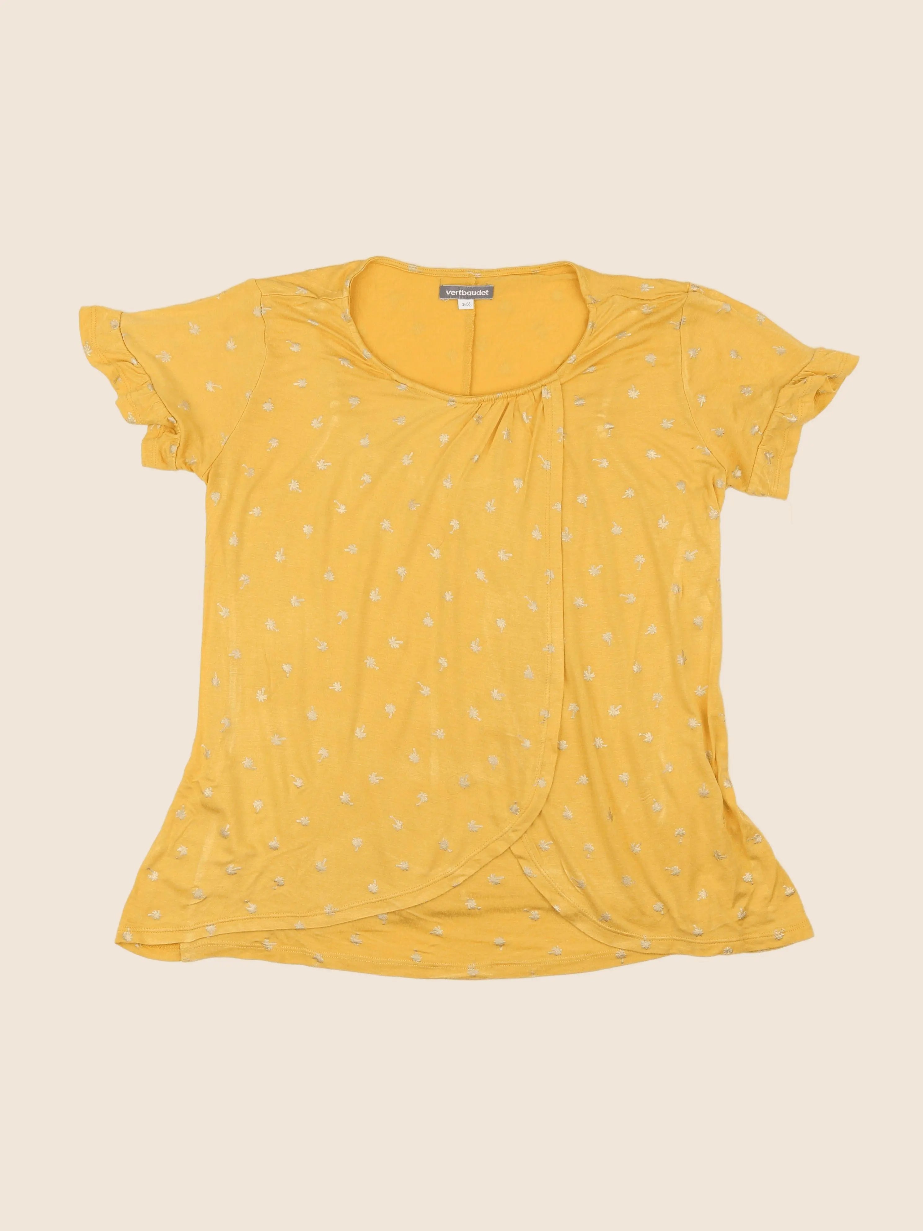 Vertbaudet - tee-shirt grossesse jaune - 34 à 36