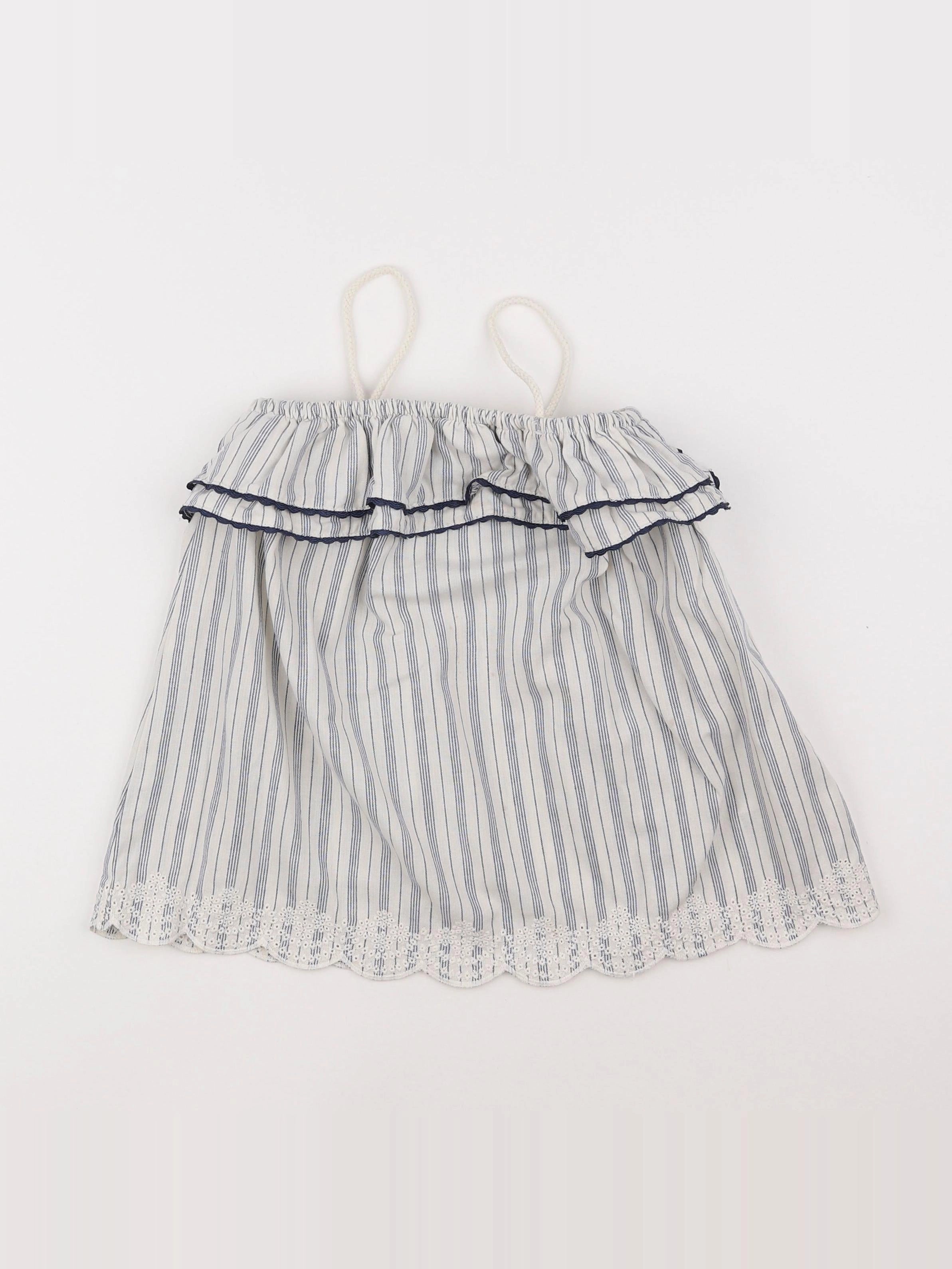 Vertbaudet - blouse beige - 2 ans