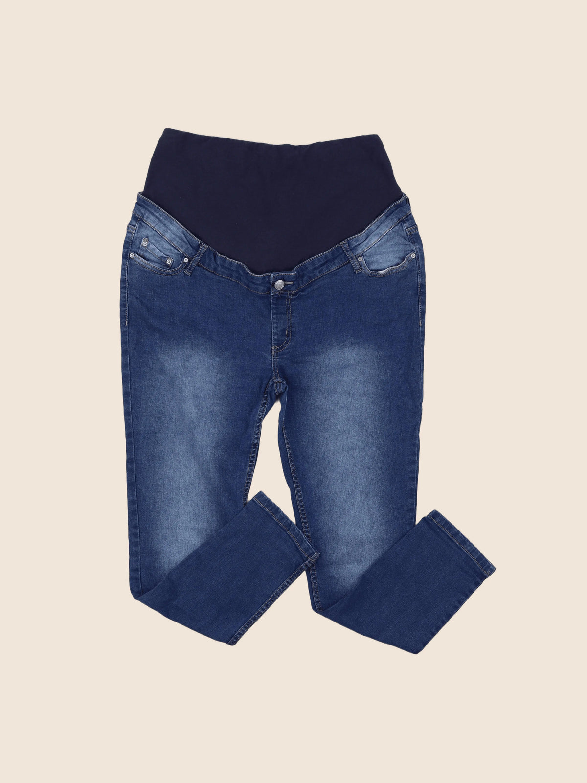 Vertbaudet - jean grossesse bleu - 44