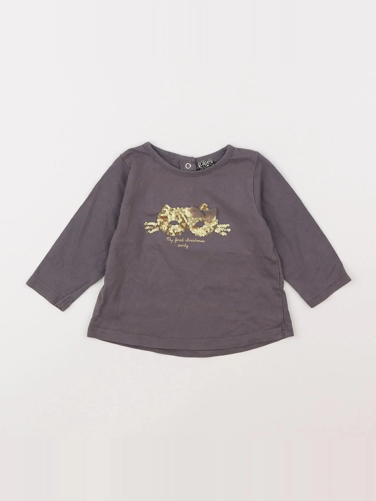 Tape à l'oeil - tee-shirt gris - 6 mois
