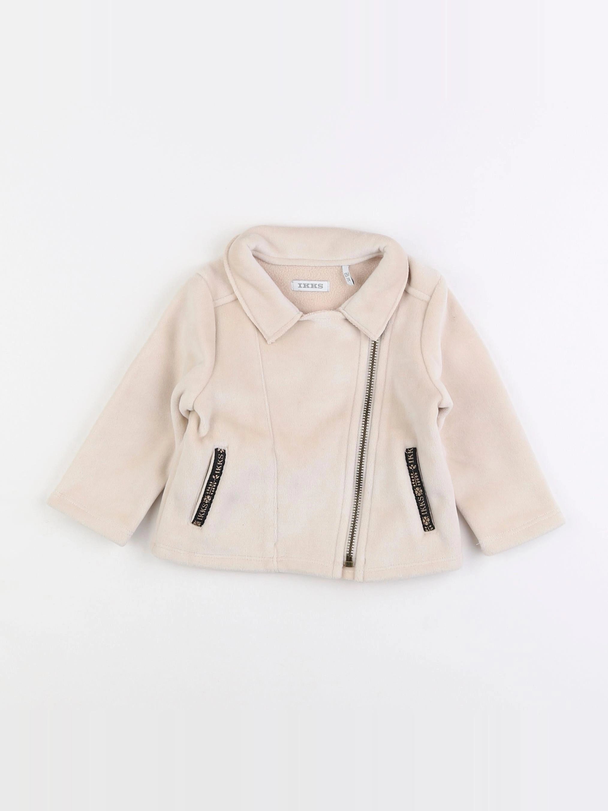 IKKS - veste beige - 12 mois