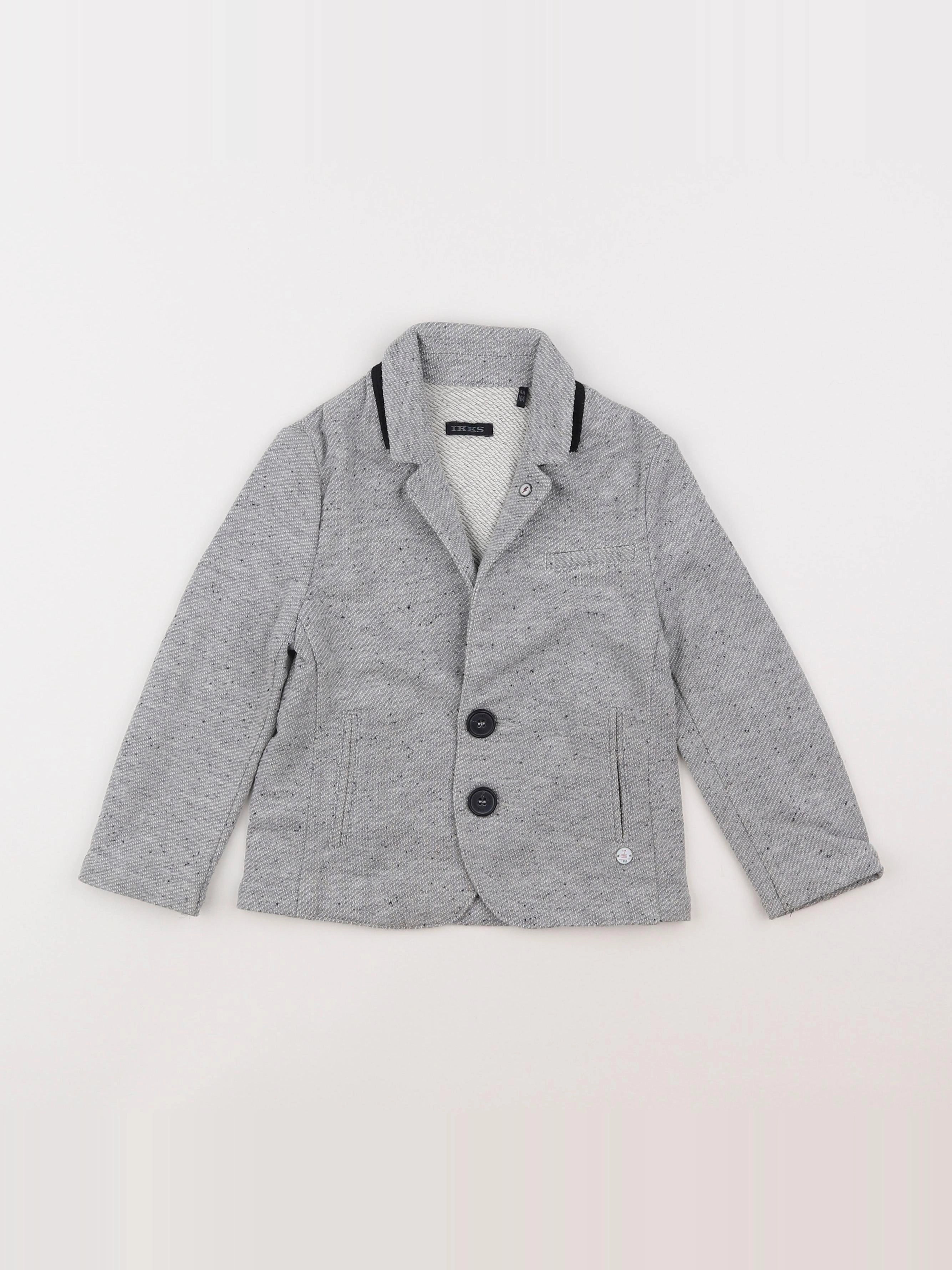 IKKS - veste gris - 4 ans