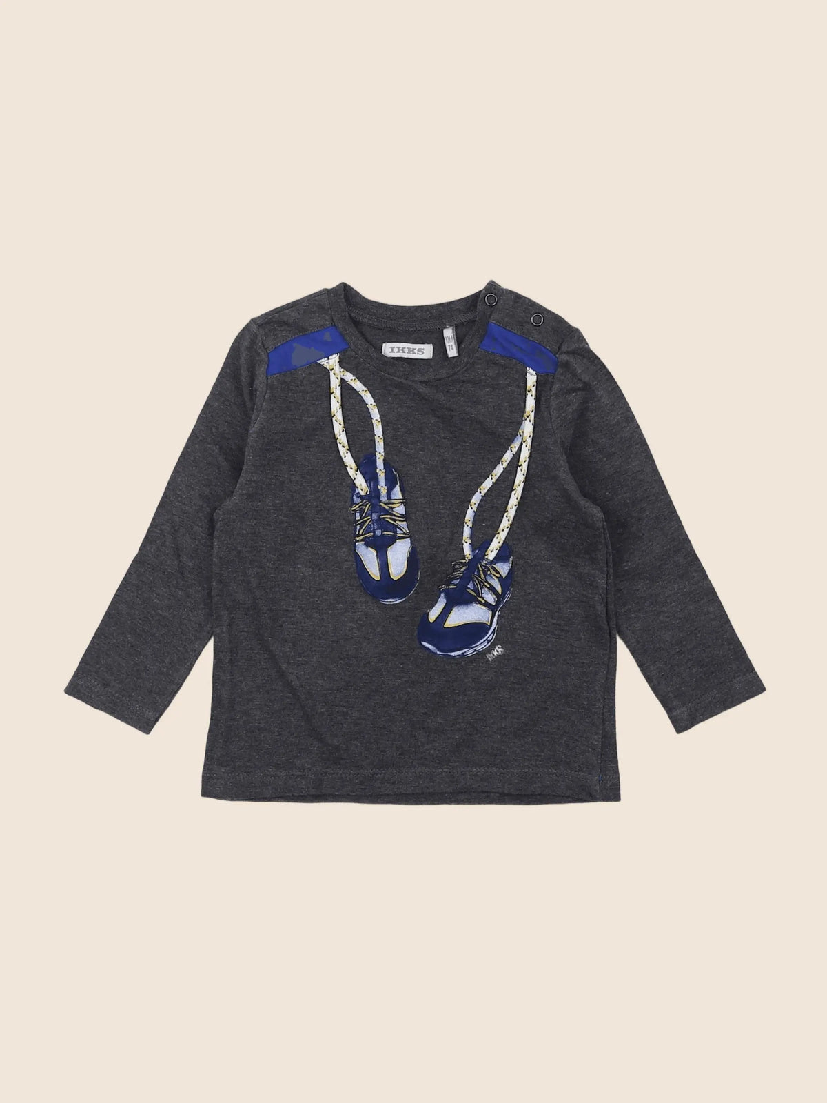 IKKS - tee-shirt gris - 12 mois
