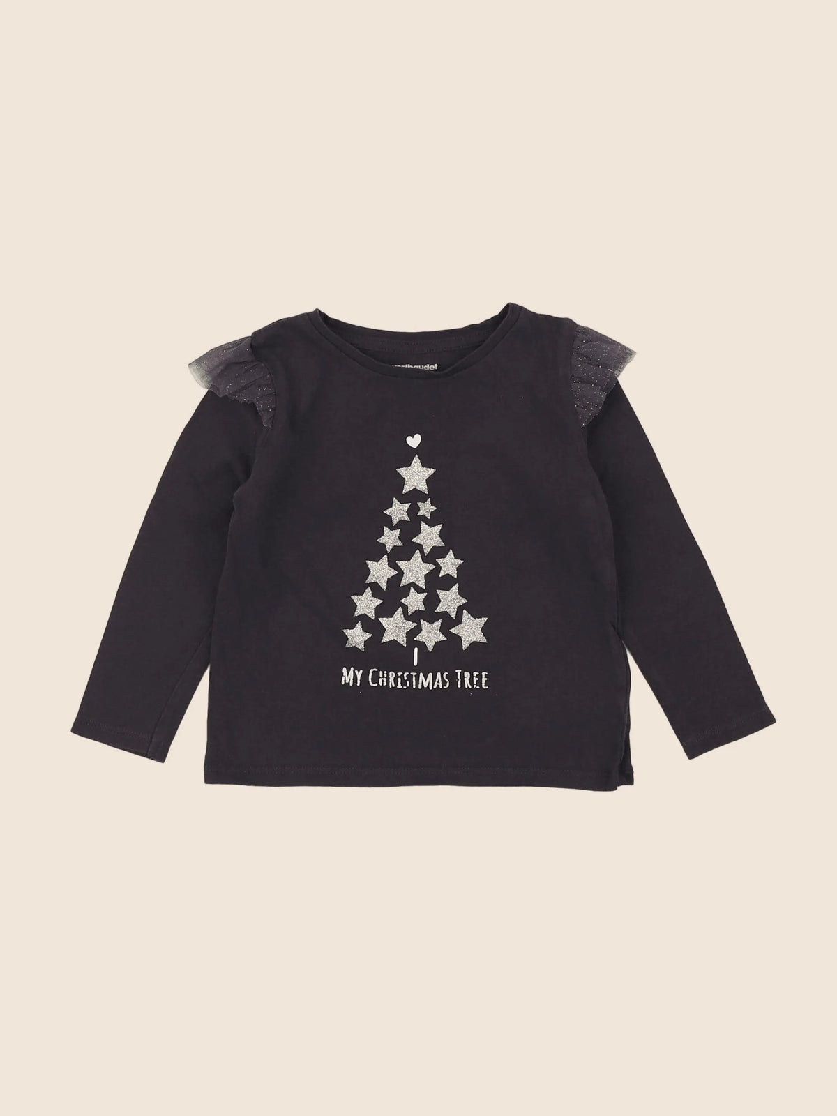 Vertbaudet - tee-shirt gris - 2 ans