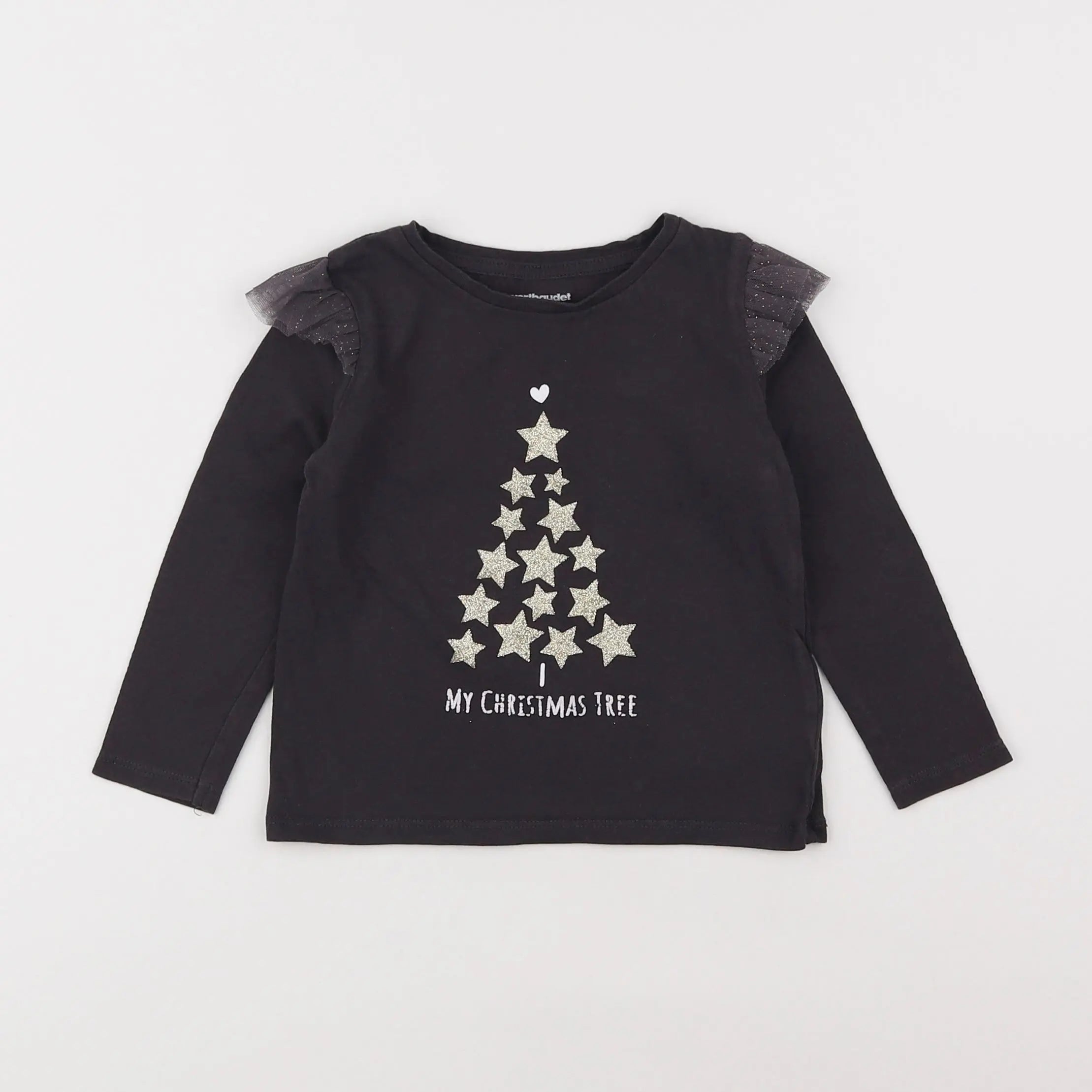 Vertbaudet - tee-shirt gris - 2 ans