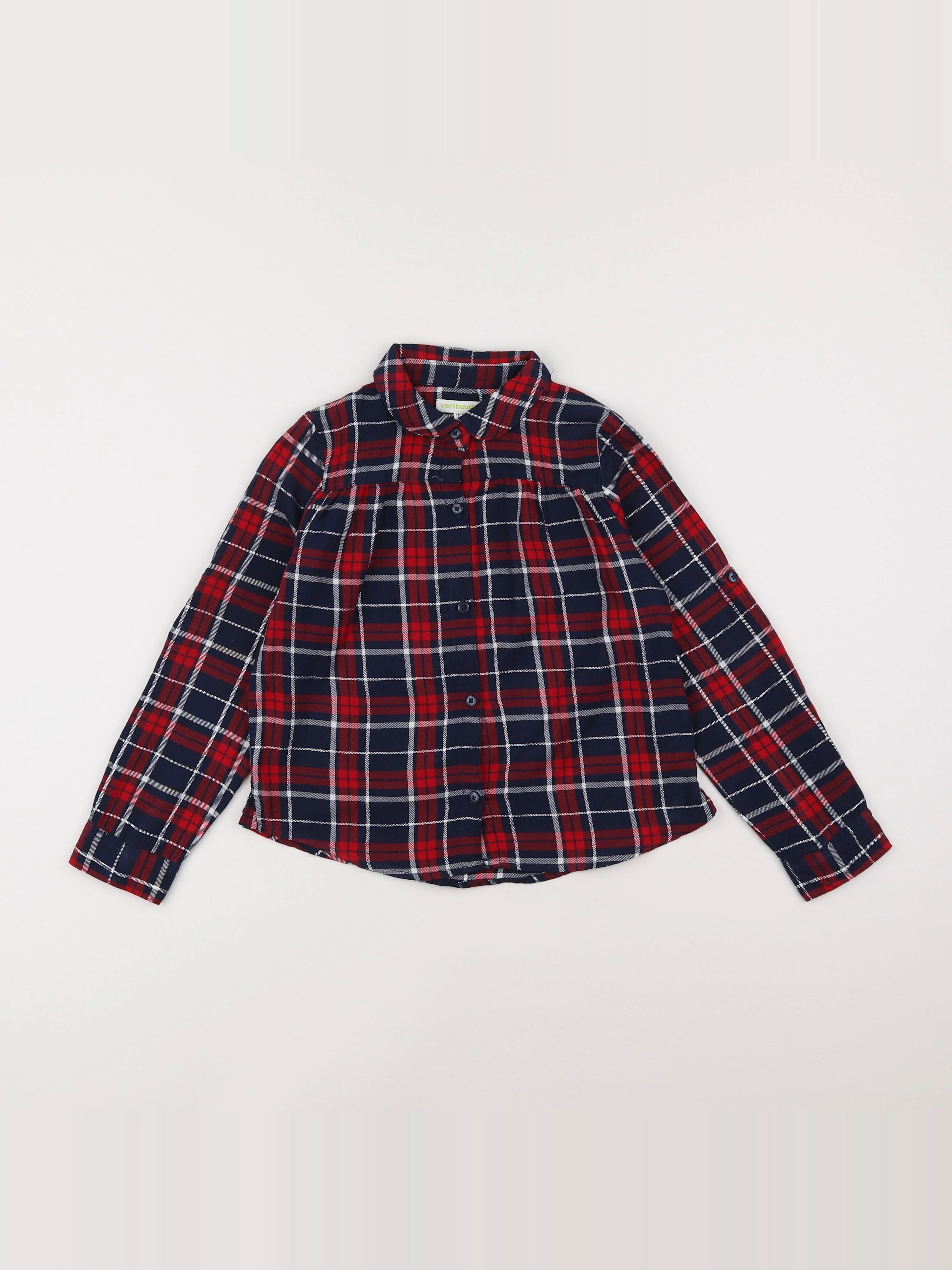 Vertbaudet - chemise multicolore - 5 ans