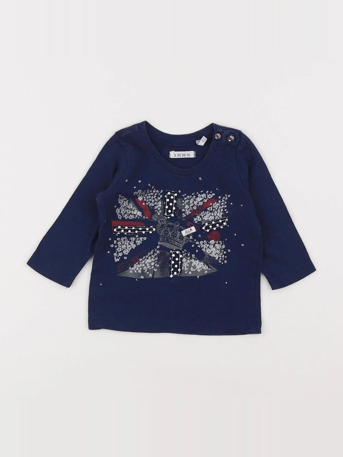 IKKS - tee-shirt bleu - 3 mois