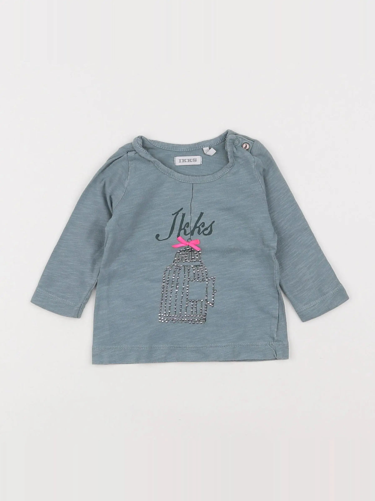 IKKS - tee-shirt bleu - 3 mois