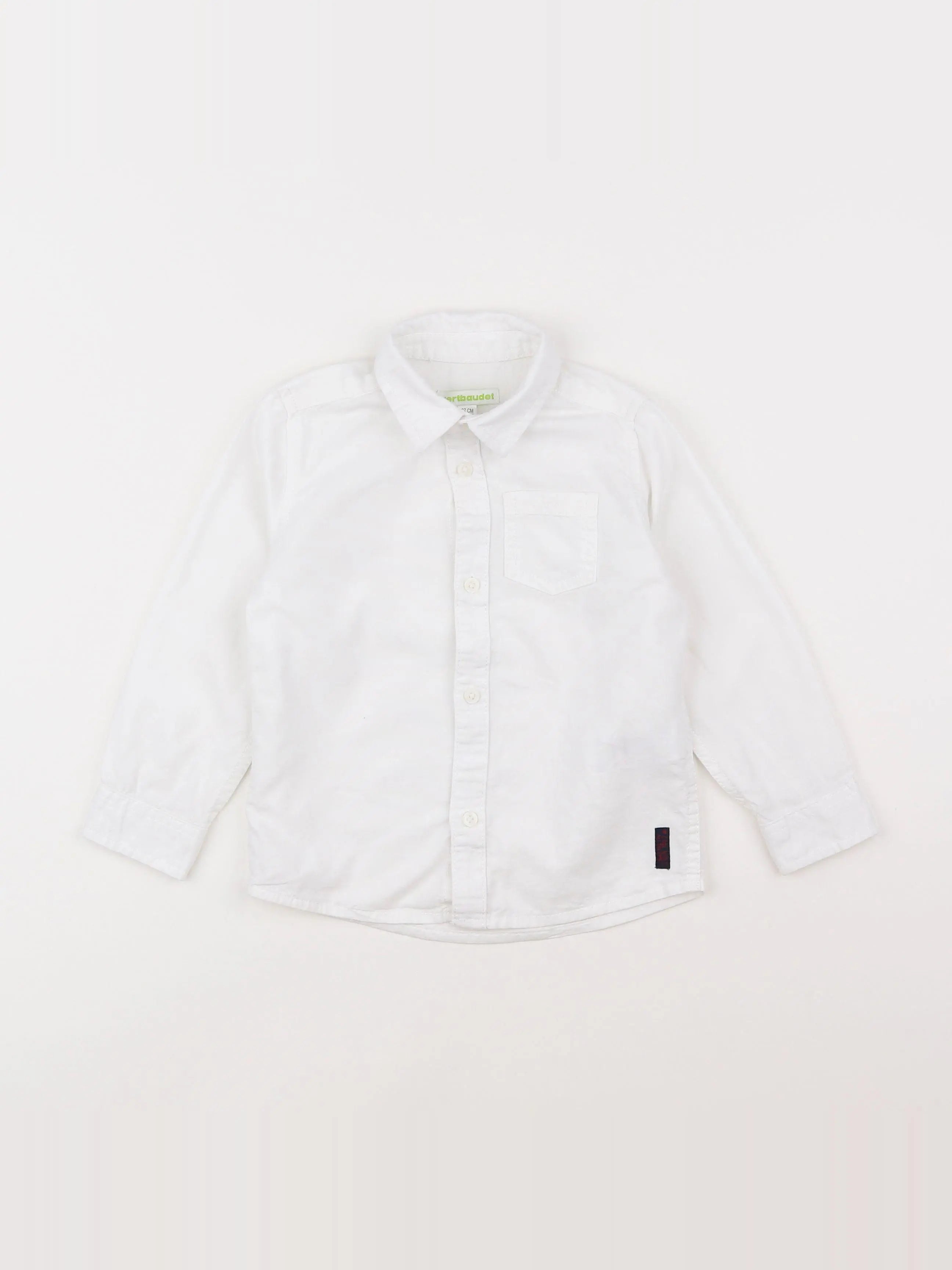 Vertbaudet - chemise blanc - 3 ans
